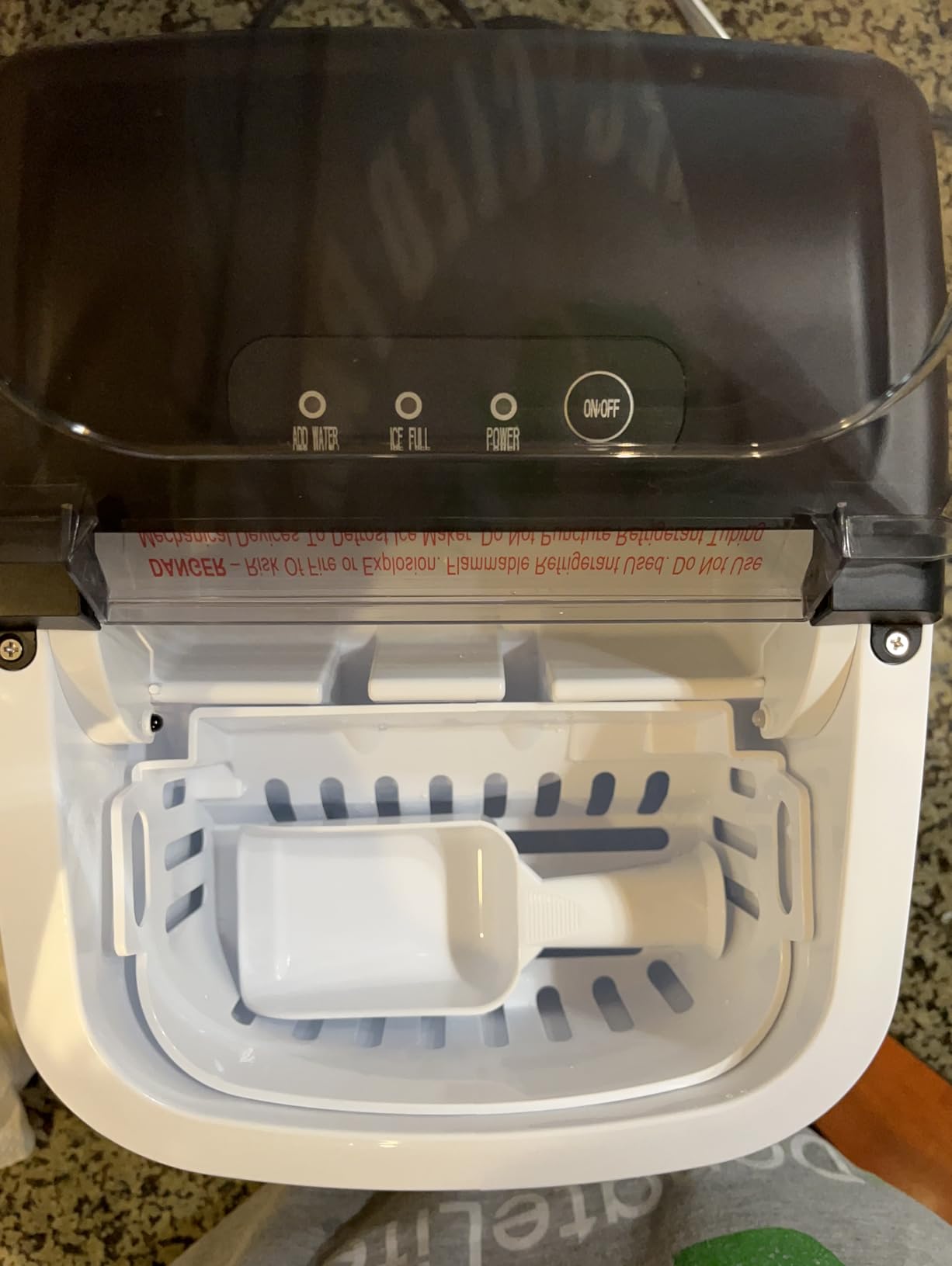 Kismile Nugget Ice Maker Countertop, 35 lbs/Day, Stainless Steel, Portable Sonic Ice Maker & Pebble Ice Machine, First Ice in 7 Mins, 43 dB Quiet, One-Touch Self-Cleaning for Home & Office customer photo 2