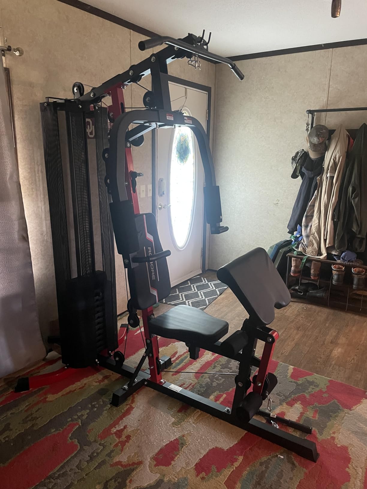 Home Gym System with 160LB Weight Stack, Multifunctional All-in-One Workout Station, Full Body Strength Training System customer photo 2