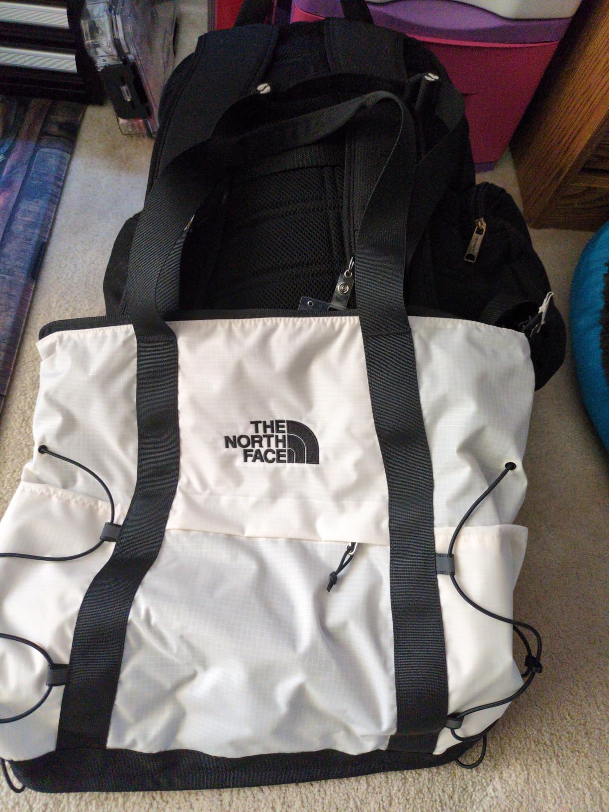 THE NORTH FACE Borealis Tote Bag | Over Shoulder & Backpack Carry Options, Water Repellent, 16