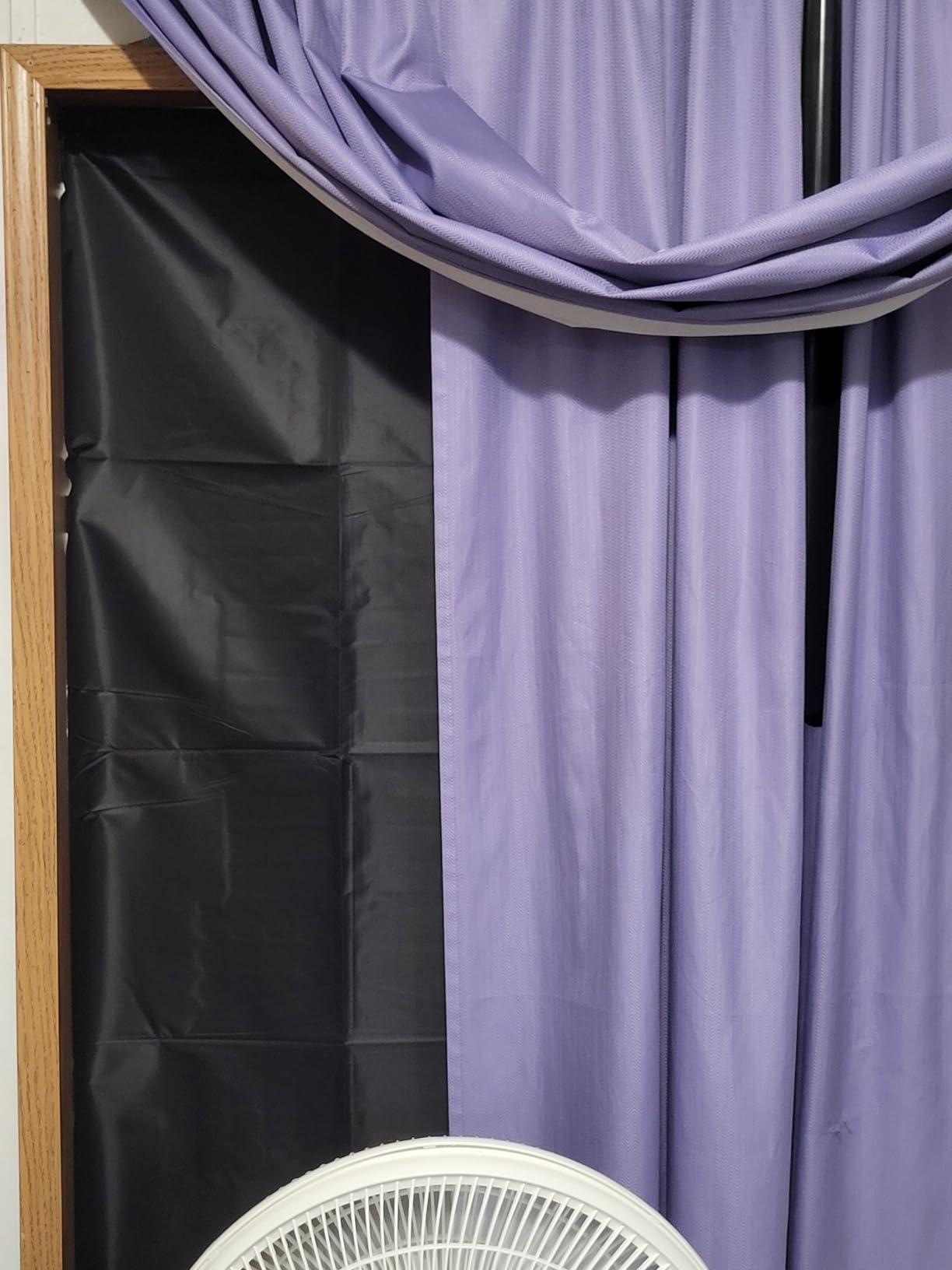 Blackout Curtains for Bedroom Portable Window Blinds Cover Adhesive Thermal | Blackout Blinds No Drill Guard Blind for Window Shades Temporary Room Darkening Shades for Skylight RV Dorm (79x57 inch) customer photo 2