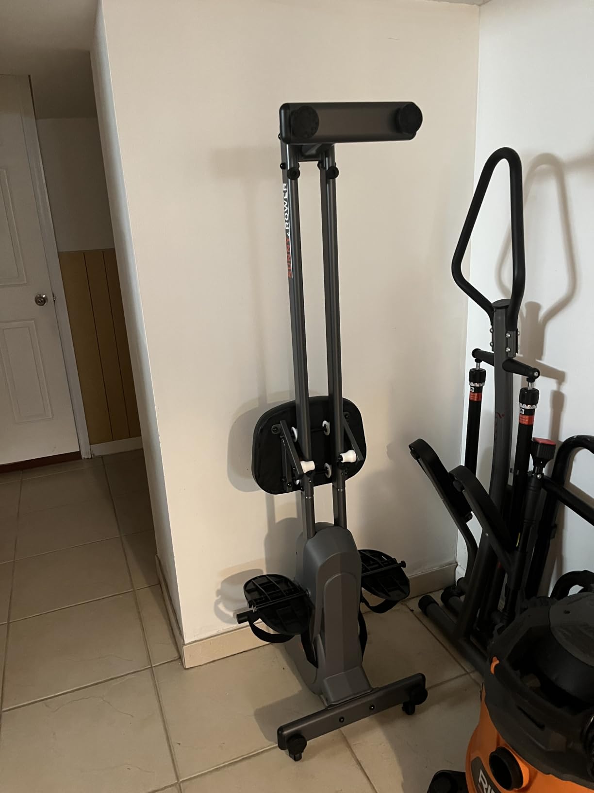 Sunny Health & Fitness Smart Magnetic Rower, Compact Quiet & Smooth Rowing Machine for Full-Body Cardio Exercise, Free SunnyFit Training App Connection customer photo 2