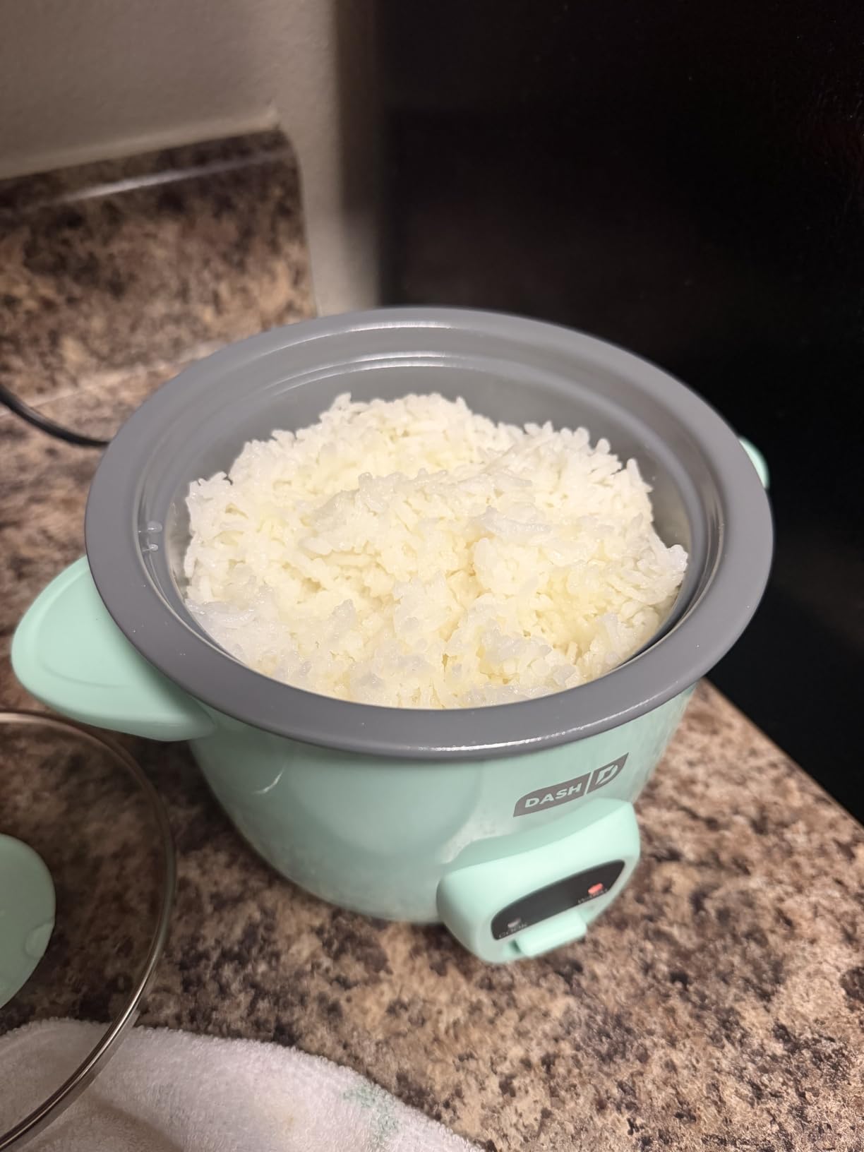 Dash Mini Rice Cooker, 2-Cup Removable Ceramic Nonstick Pot, Cream | Small Rice Cooker, Rice Maker for One, Keep Warm Function, Cooks Oatmeal, Quinoa & Grains customer photo 2