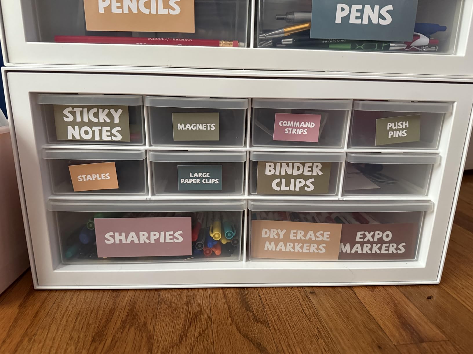 42 Pieces Teacher Toolbox Labels Tool Box Storage Label Classroom Supply Decor for Back to School Teachers Classroom Organization (Colorful Composition) customer photo 1