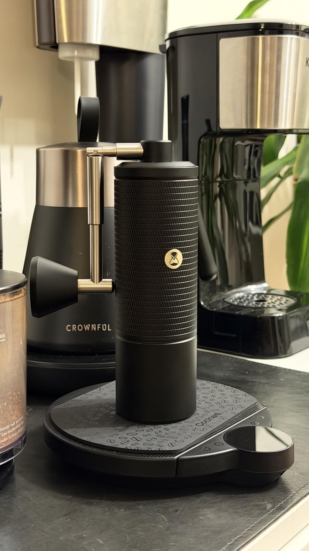 TIMEMORE C5 ESP Pro Manual Coffee Grinder with S2C-042-III Conical Burr, 0.015mm Precision Adjustment, All-Metal Portable Hand Coffee Mill for Espresso/French Press/Pour Over - Black customer photo 2