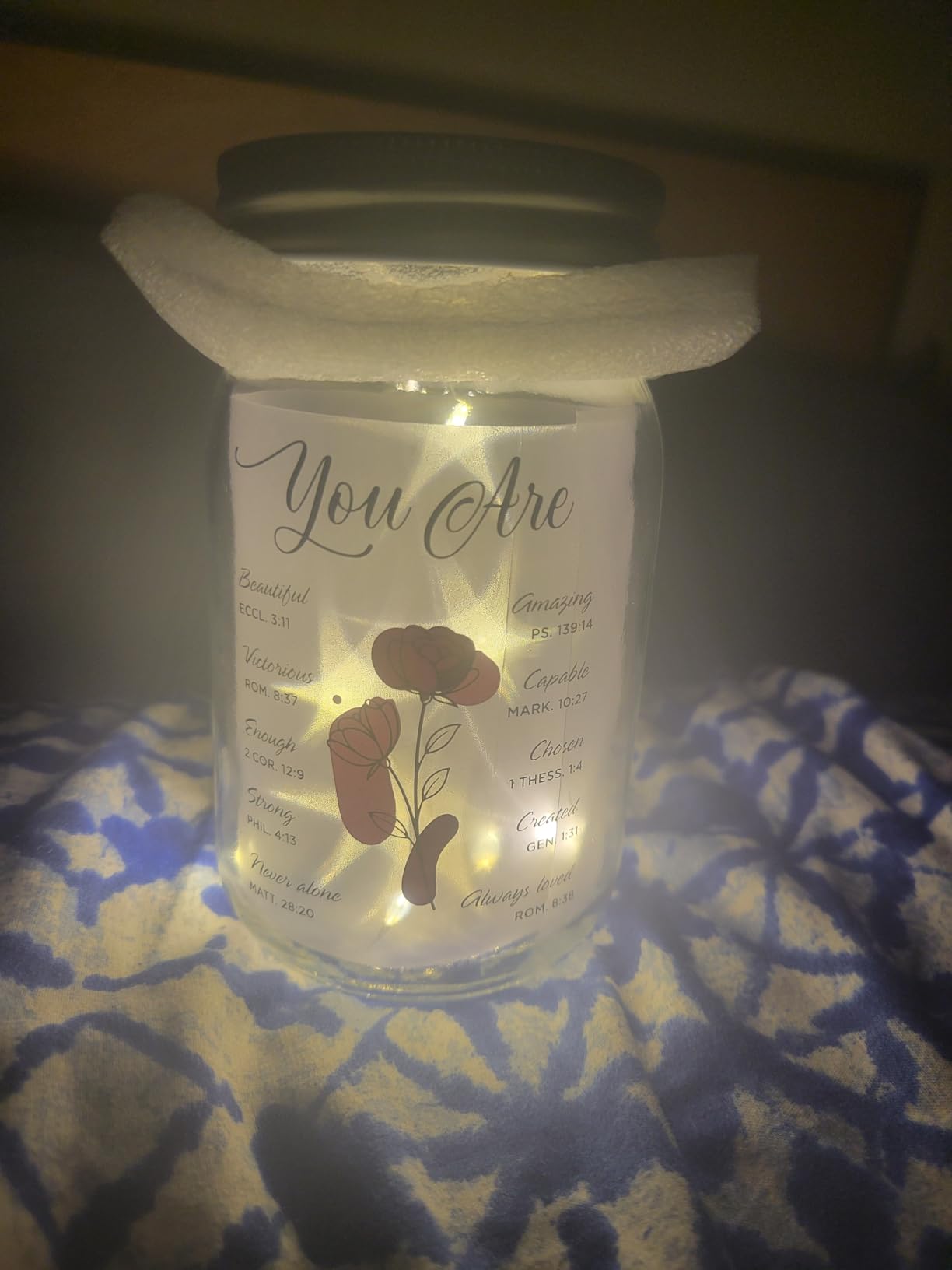 Solmay Friendship Gifts for Women, Best Friend Birthday Gifts Jar Light customer photo 1