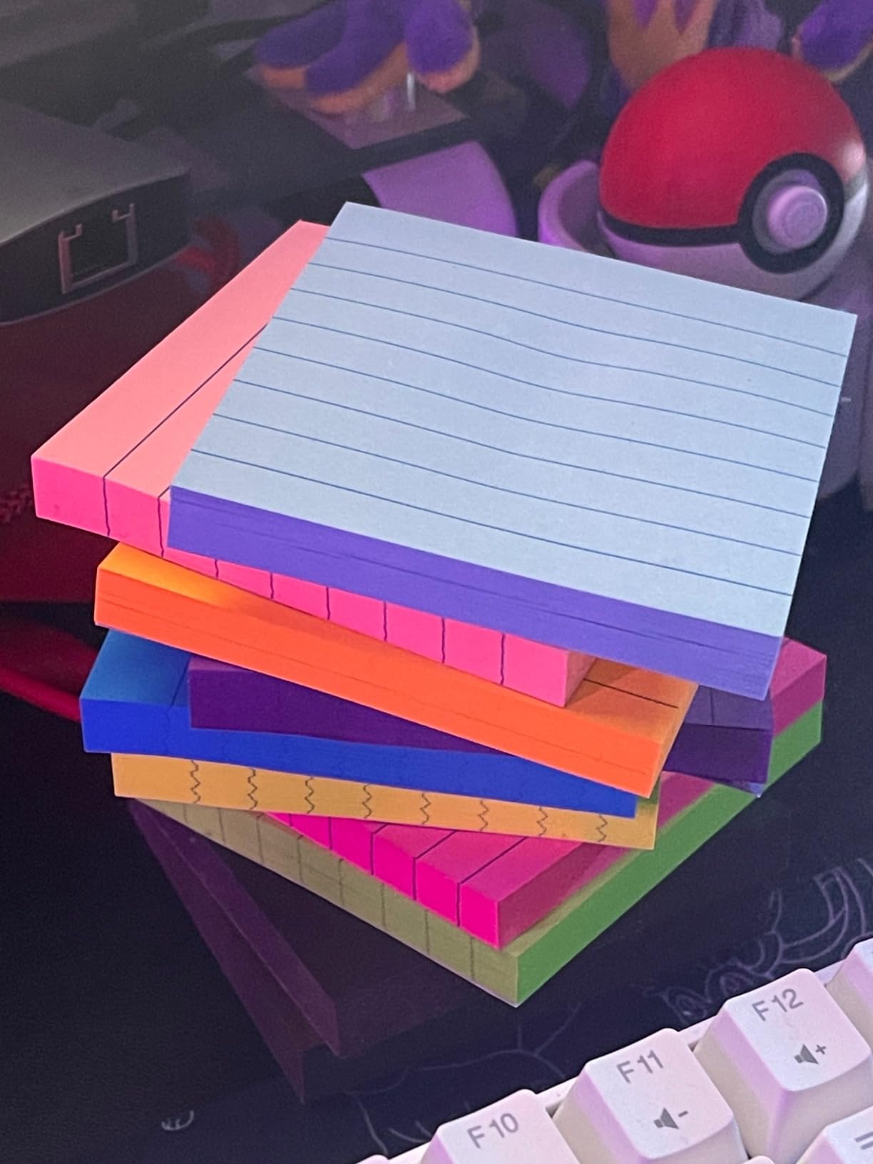 24 Pads Sticky Notes 3x3 Inches, Bright Colors Self-Stick Pads | Easy to Post for Home, Office, Notebook customer photo 2