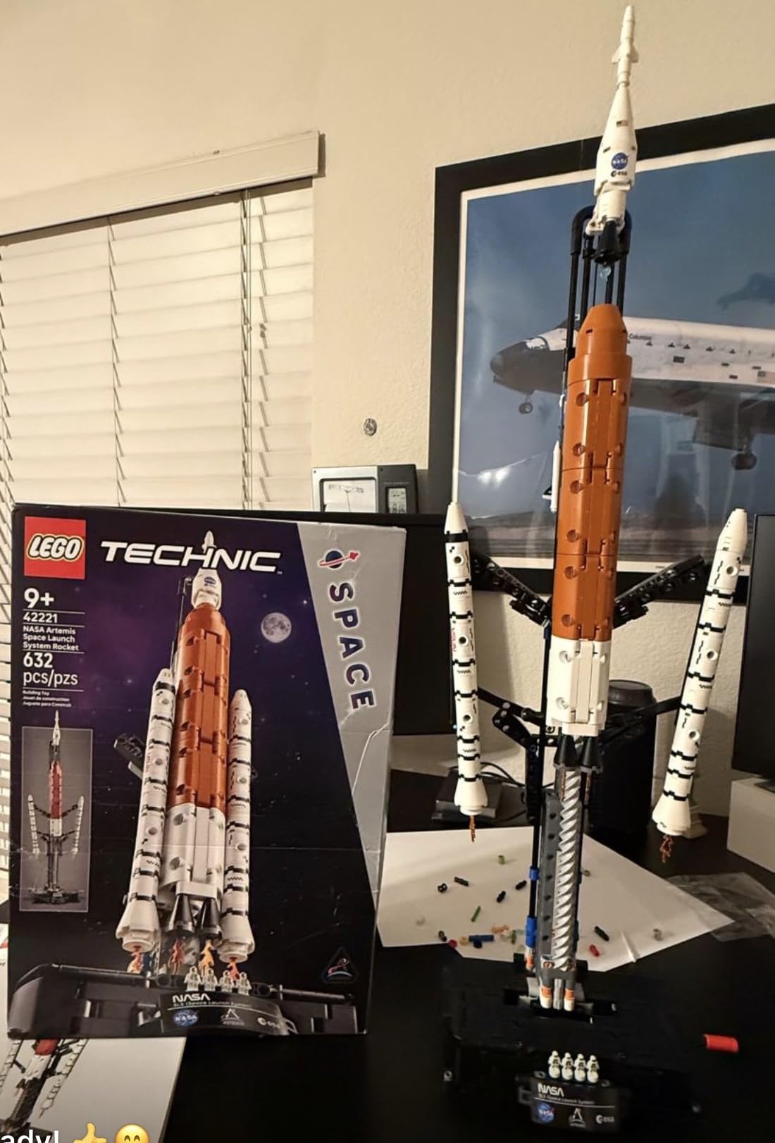LEGO Technic NASA Artemis Space Launch System Rocket Building Toy customer photo 1
