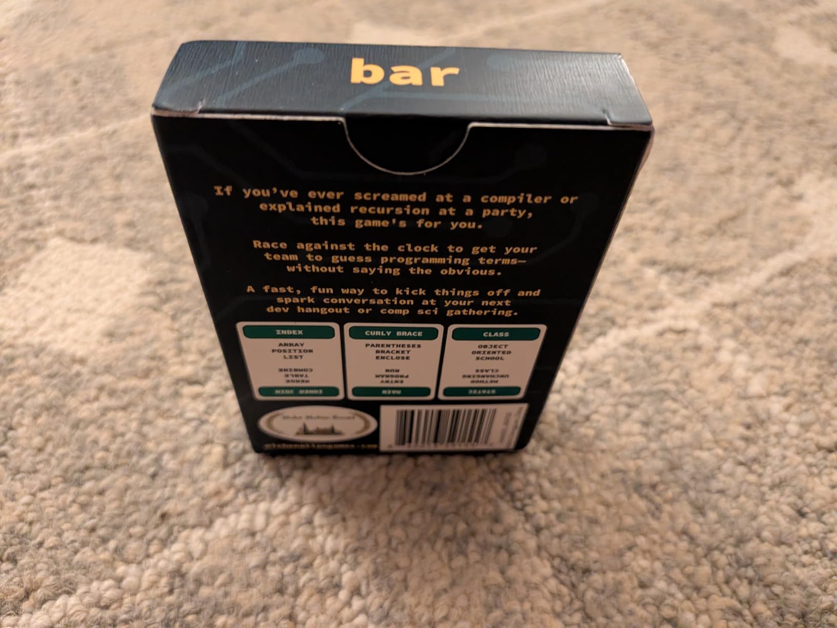 Gifts for Programmers, Software Engineers & Computer Science | Foo Word-Guessing Game | Fun Icebreaker Game for Developer Meetups, Office, Conferences & CS Students customer photo 2