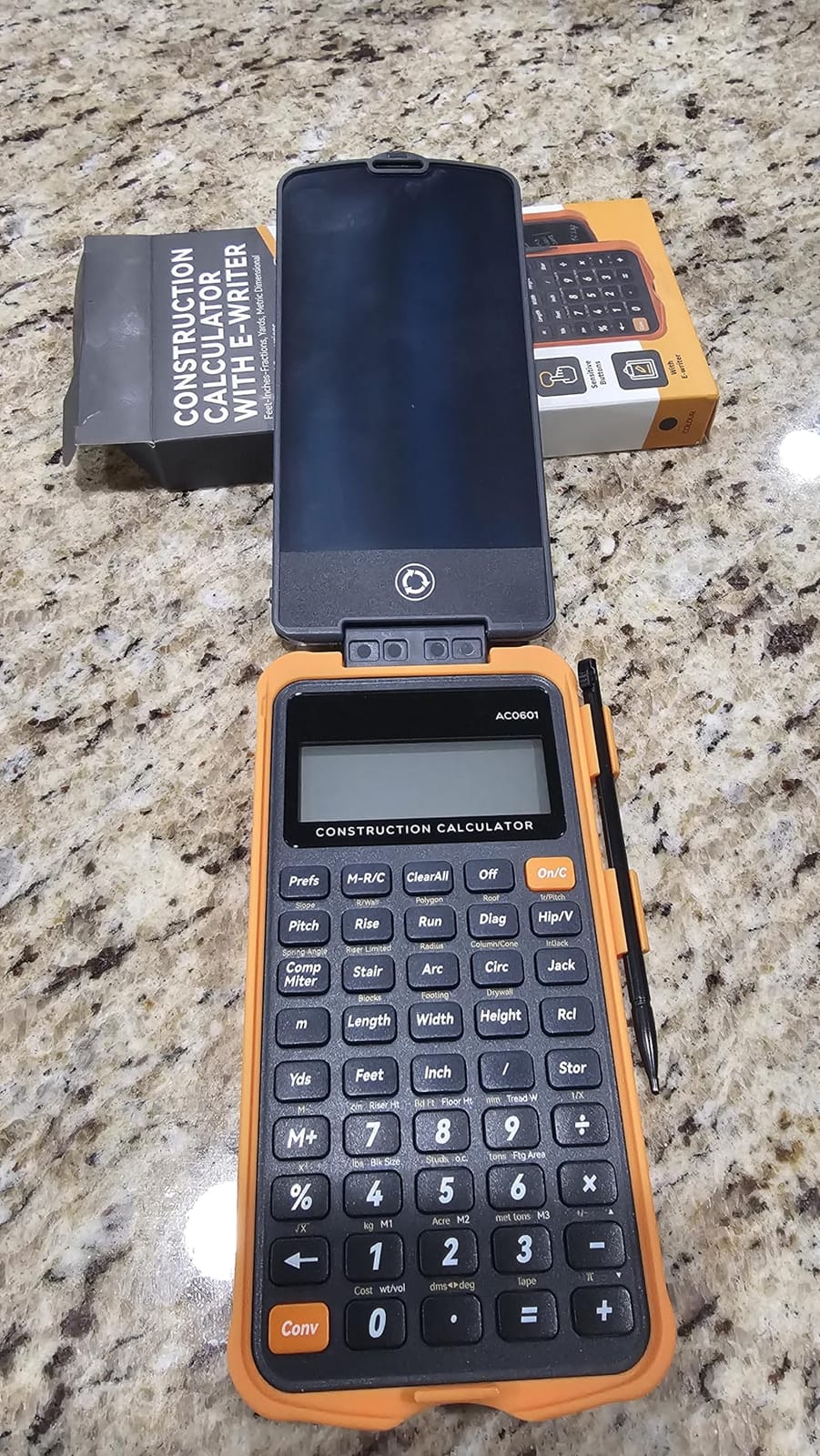 Construction Calculator with Writing Tablet Industrial & Scientific customer photo 2