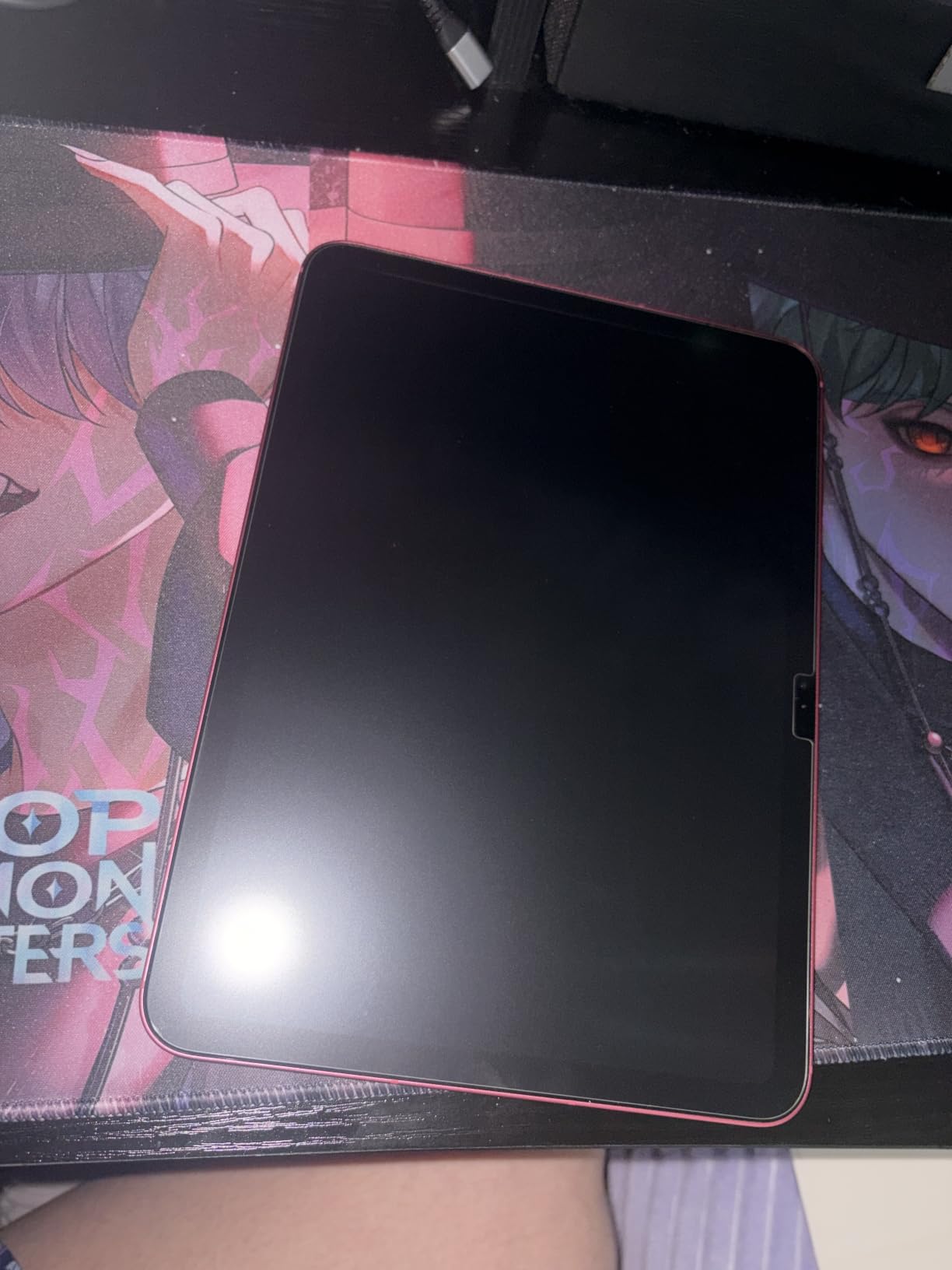 KCT 2 Pack Paperfeel Glass Screen Protector for iPad Air 11 Inch M4/M3/M2 | Tempered Glass with Bubble-Free Installation Tray, Matte Surface Mimics Paper for Writing and Drawing, Anti Glare customer photo 2