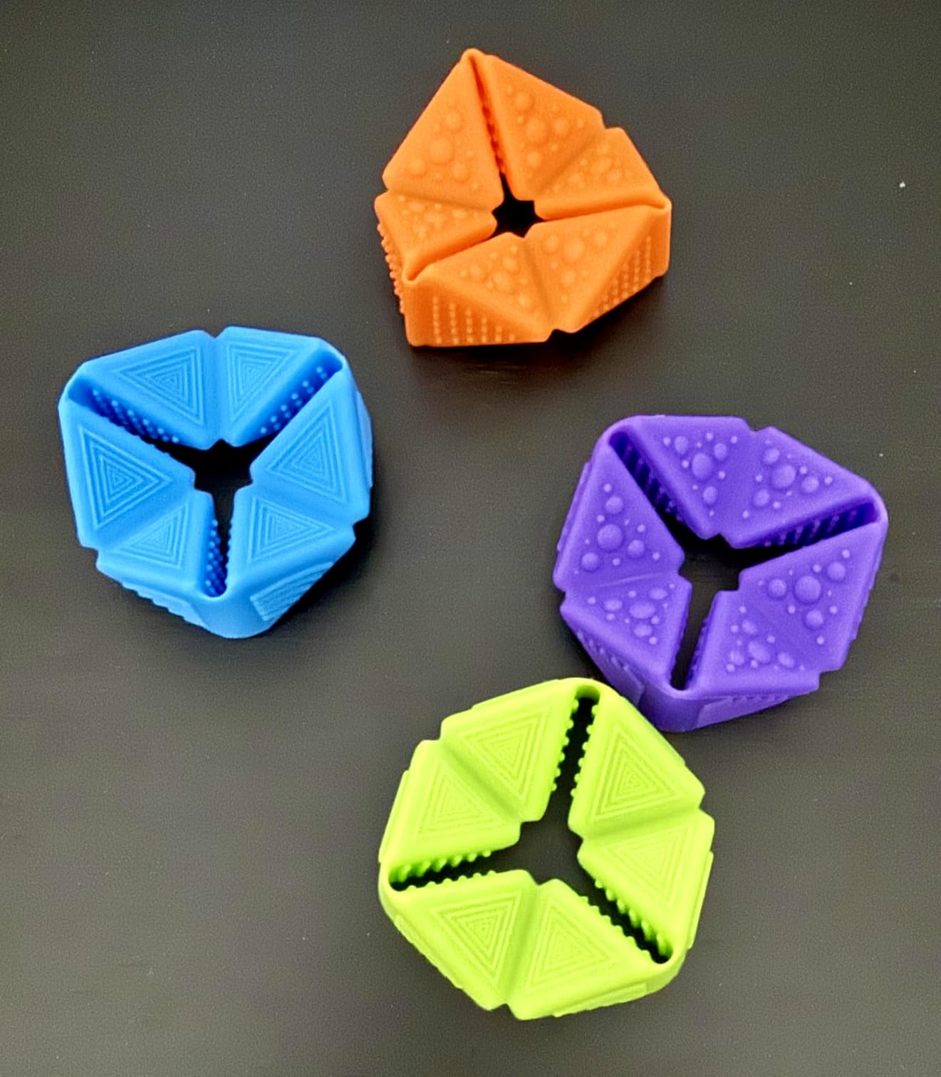 KLT Fidget Sensory Toys for Kids: Quiet Silicone Sensory Flip Cube with Textures - Calming Toys for Autism Kids Stress Reduce - ADHD Fidget Toys for Classroom Focus customer photo 1
