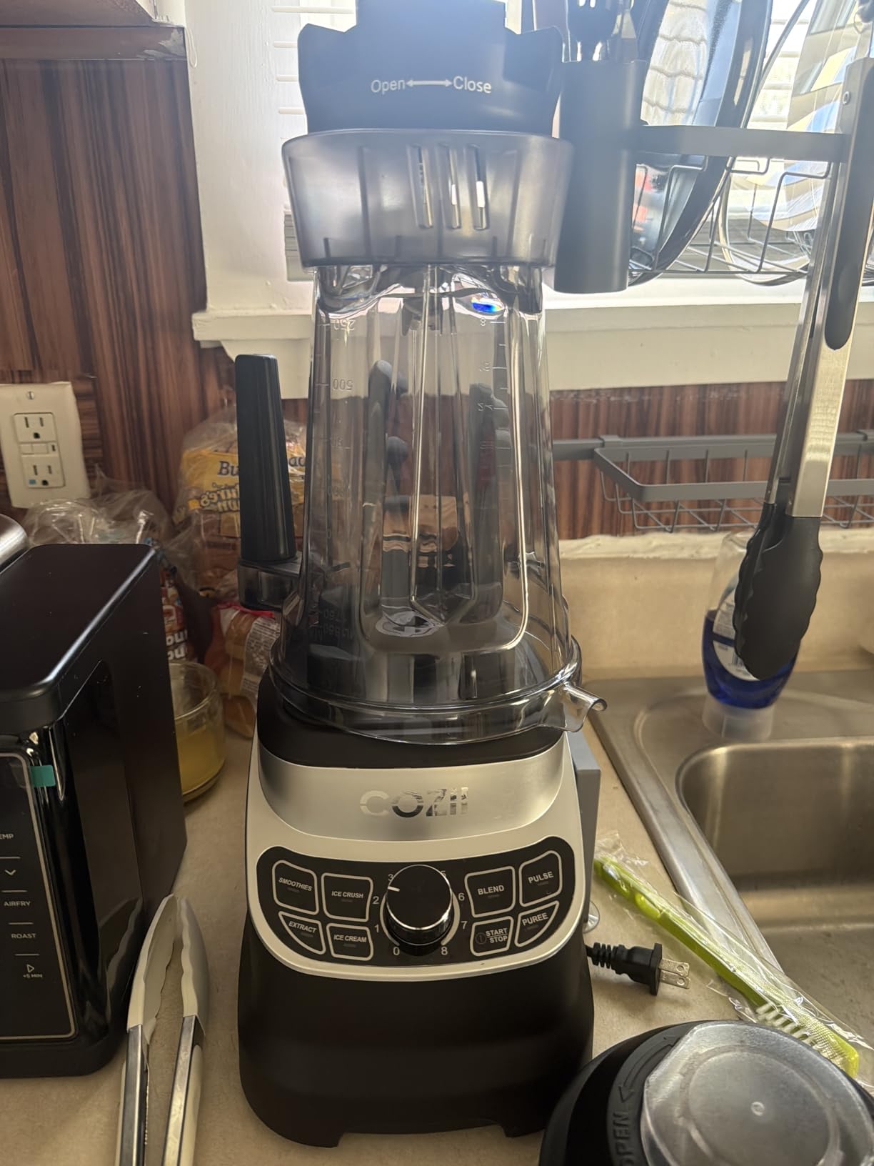COZII Professional Blender 2000W, 64oz Countertop Smoothie Blender-21oz Cup | 7 Presets Blenders for Kitchen,Smoothies/Ice Crush/Frozen Drinks/Dips/Nut Butter|8 Speeds, Dishwasher Safe -Black customer photo 1