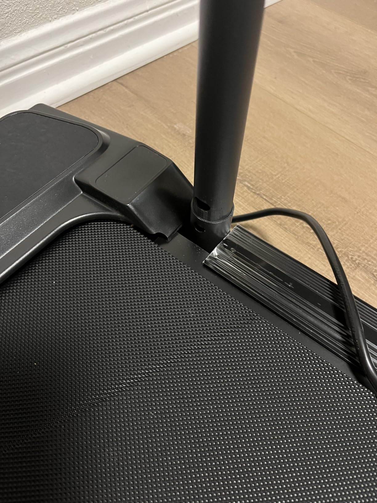MCRG Portable Walking Pad Treadmill with Handle Bar Incline for Home Small, 3.5HP Electric Walking Pad Treadmill with Incline, Compact Mini Treadmill with Handles for Exercising, 0.6-10MPH, 400LBS customer photo 2