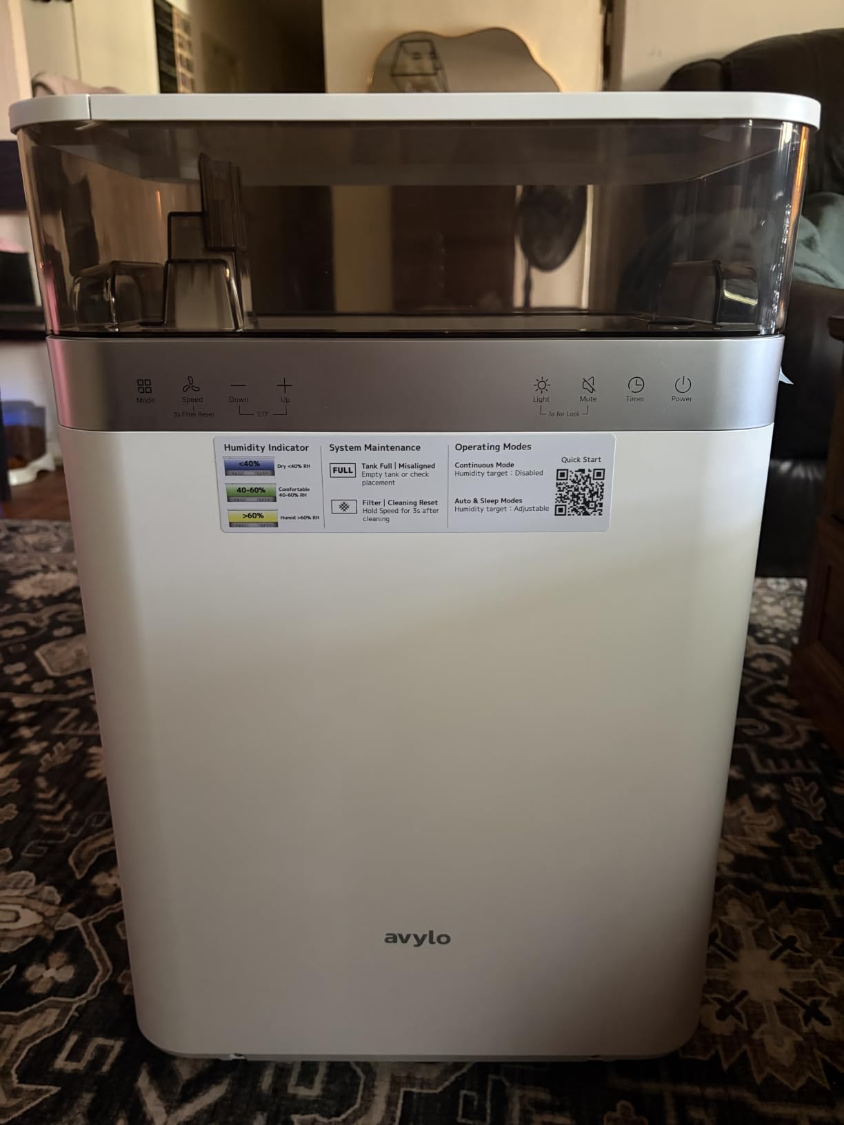 avylo Dehumidifier for Basement with Pump and Hose, Max 90 Pints/D, White customer photo 1