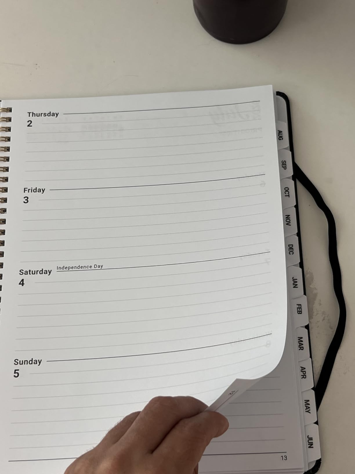 Academic Planner 2026-2027, Weekly and Monthly Calendar Planner Book, July 2026 - June 2027, Hardcover Organizer with Tabs, Perfect for Teachers, Students, Women & Men, A5 (6.4