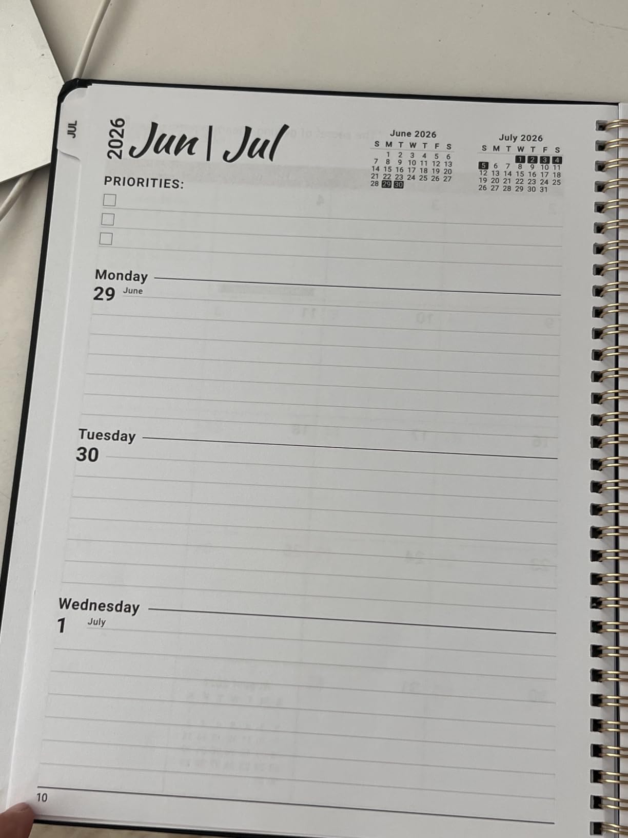 Academic Planner 2026-2027, Weekly and Monthly Calendar Planner Book, July 2026 - June 2027, Hardcover Organizer with Tabs, Perfect for Teachers, Students, Women & Men, A5 (6.4