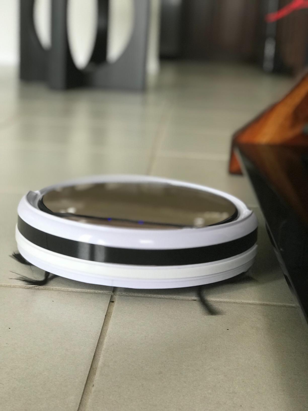 ILIFE V5s Max Robot Vacuum, 4000Pa Max Strong Suction, 2.4G WiFi/App/Alexa/Remote Control, Self-Charging Robotic Vacuum Cleaner, for Hard Floors Carpets and Pet Hair customer photo 1
