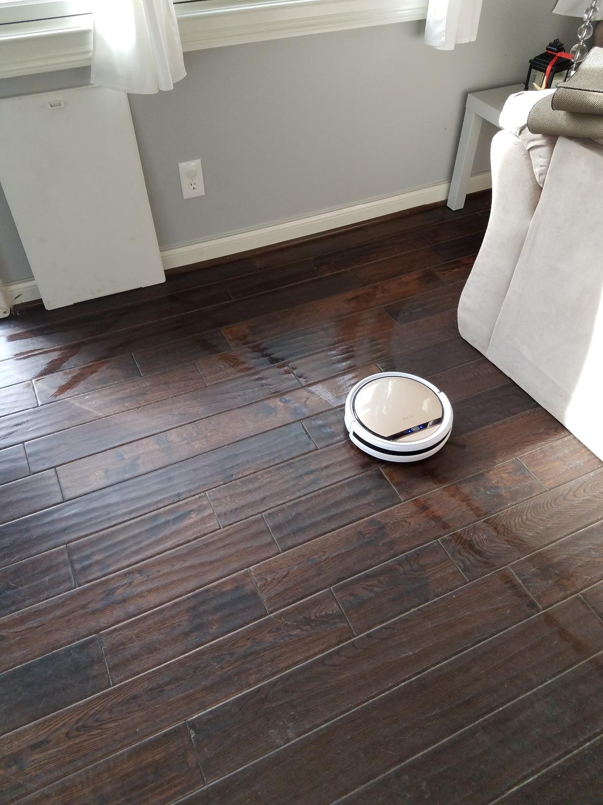 ILIFE V5s Max Robot Vacuum, 4000Pa Max Strong Suction, 2.4G WiFi/App/Alexa/Remote Control, Self-Charging Robotic Vacuum Cleaner, for Hard Floors Carpets and Pet Hair customer photo 2