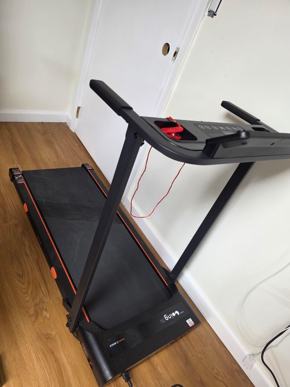 Cybergoing T16 Treadmill for Home Powered By Bosch 3.5HP, Walking Pad | Treadmill, Fixed 7% Incline, 0.6-7.6 MPH, App + Button Control, RGB Color Display, Handrails, 330lb Capacity, 15