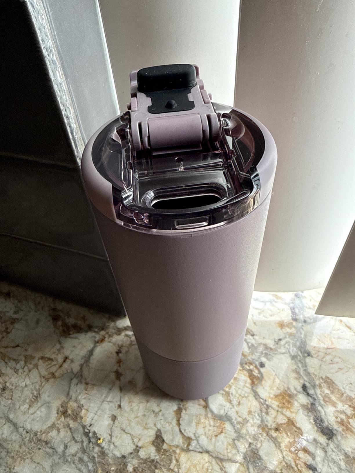 BrüMate Strova 18oz 100% Leakproof Insulated Coffee Mug | Ceramic-Lined Interior | Built-In Silicone Sleeve for Travel | Locking Flip Lid customer photo 1