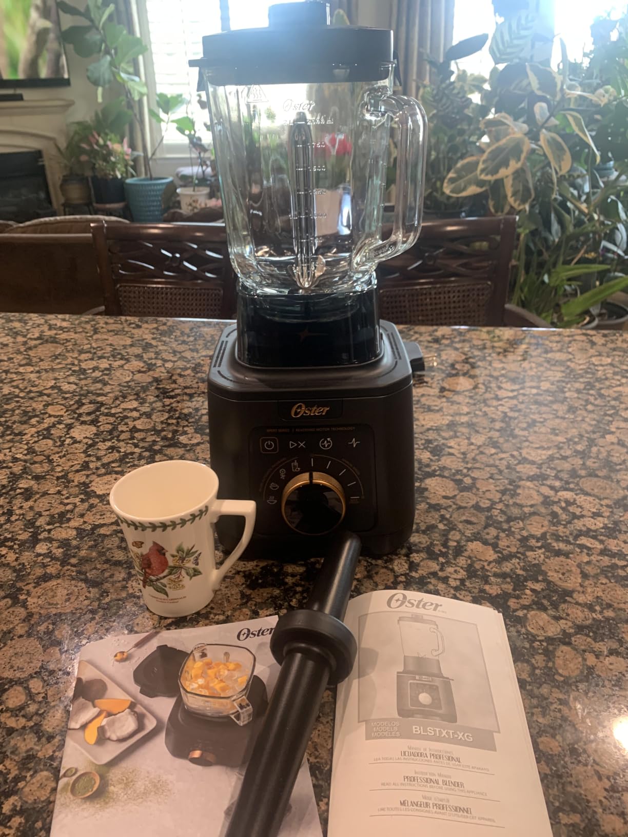 Titan Performance Blender for Smoothies, Salsa, and Soups, 84oz Glass Jar, 4 iBlend Preset Functions, 5 Manual Speeds, 2200-Watts, Reversible Motor Technology, Self-Cleaning Appliance customer photo 2
