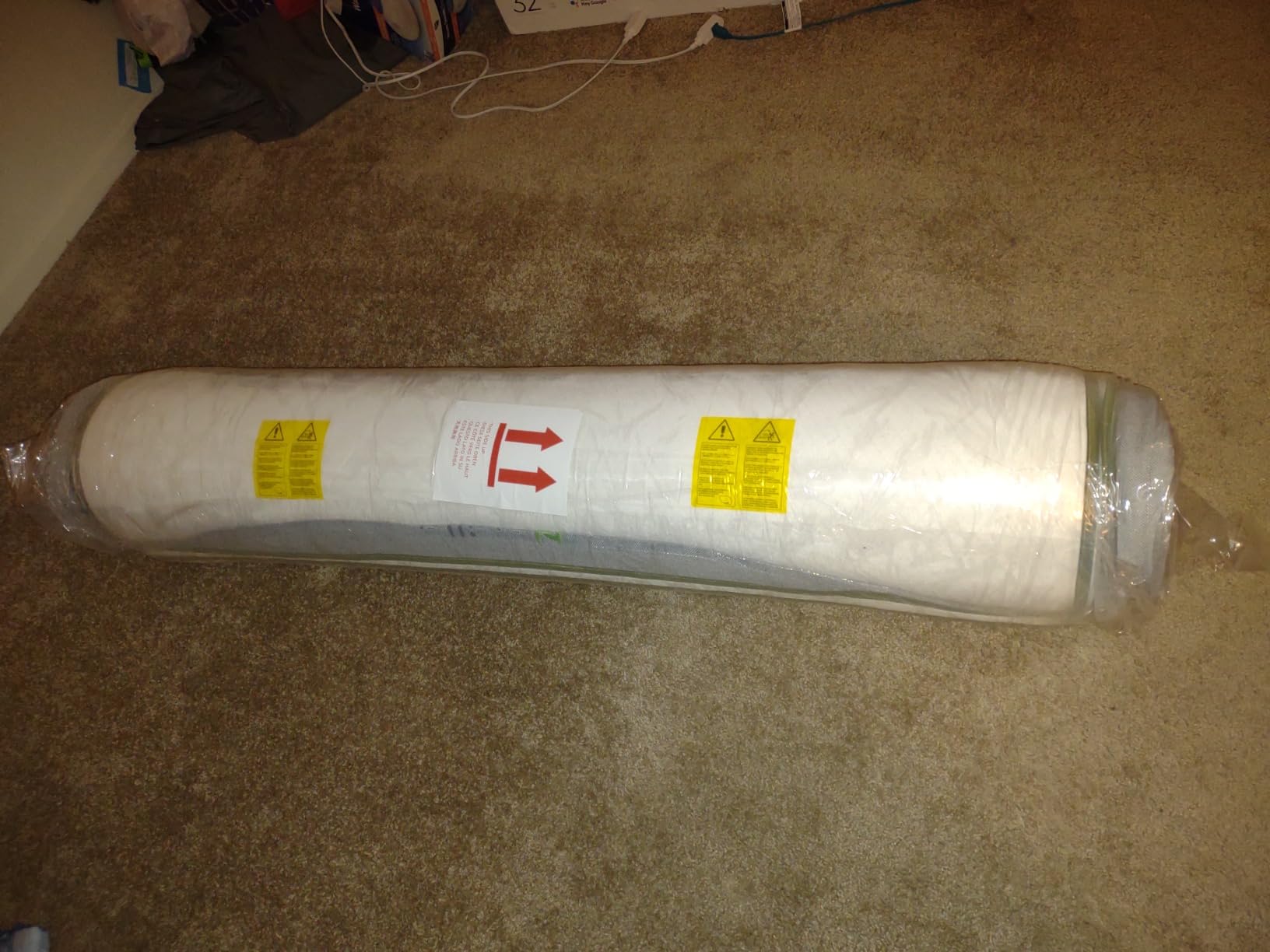 Novilla King Size Mattress 12 Inch, Hybrid Mattress in a Box, Comfort Sleep|Zoned Pocketed Smart Coils, Hip & Lumbar Support, Motion Isolation, Medium Firm, CertiPUR-US Certified, Guest & Dorm customer photo 2