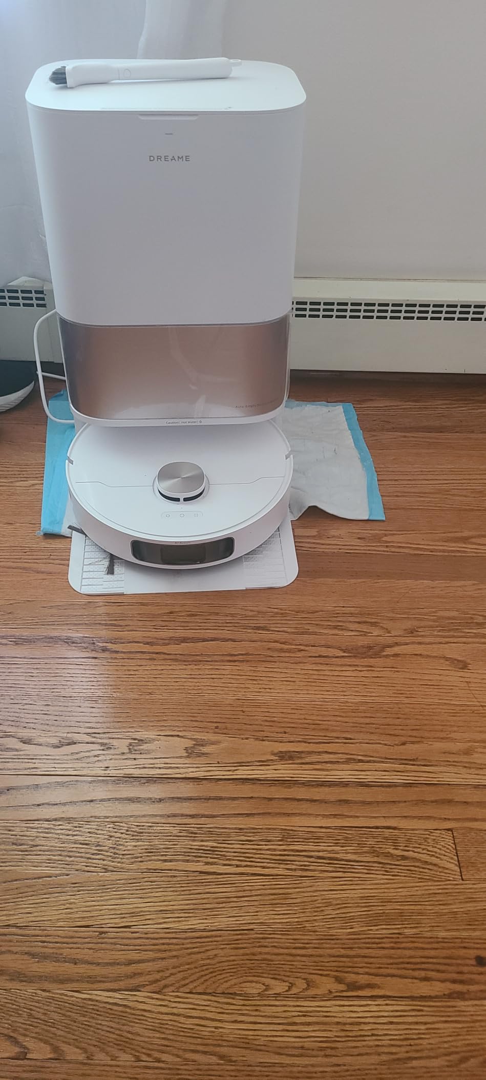 dreame D30 Ultra CE Robot Vacuum and Mop, 25,000Pa Powerful Suction | 0.41in Mop Lifting, Multifunctional Base Station, Auto Dust Emptying & Mop Self-Cleaning, Smart Obstacle Avoidance, White customer photo 2