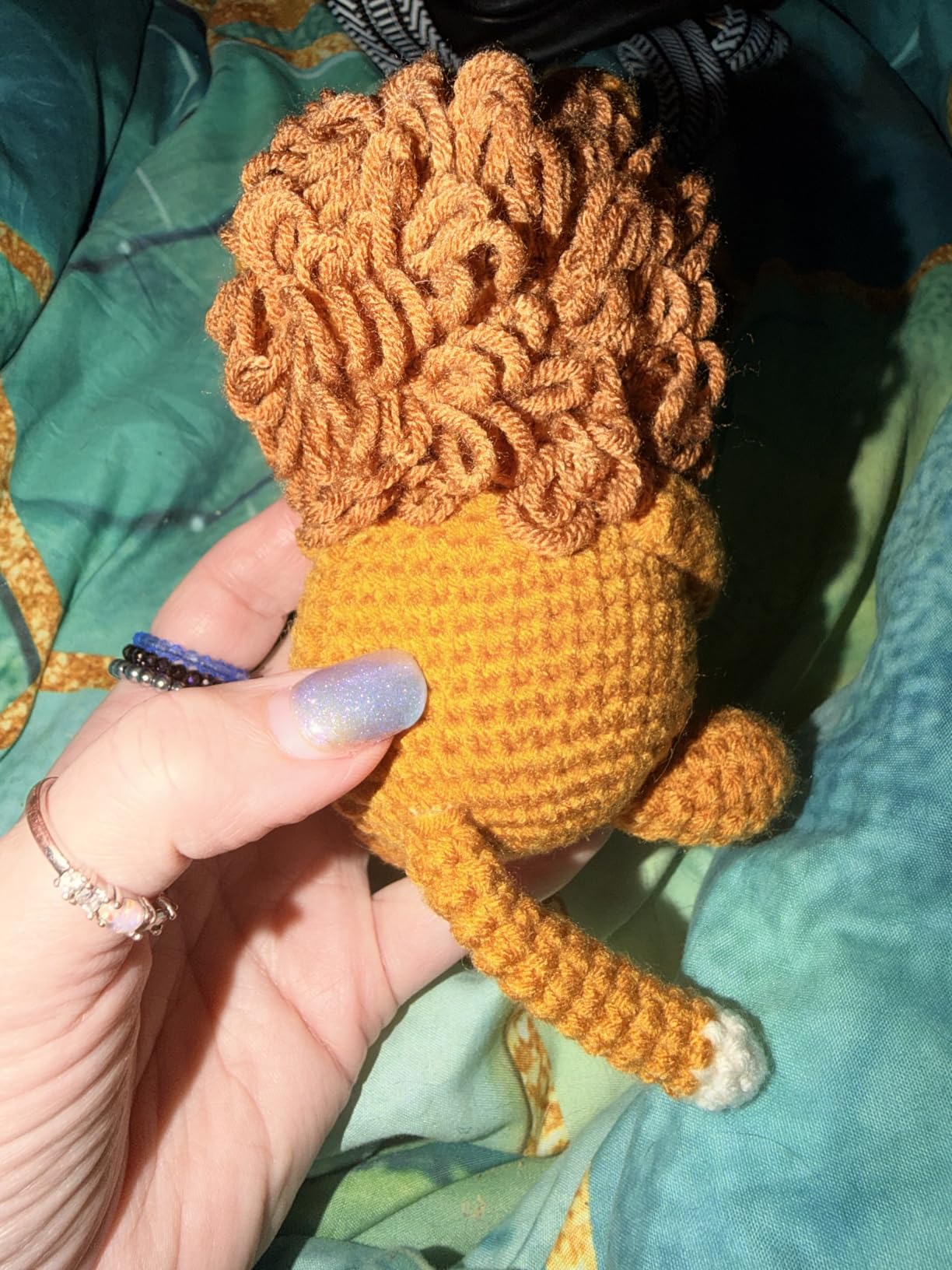Positive Lion Back To School Gifts for Students Birthday Teen Girls Boys | Gifts for Women Men Daughter Son Sister Brother, Funny Emotional Support Crochet, Inspirational Cheer Up Gifts Christmas customer photo 2