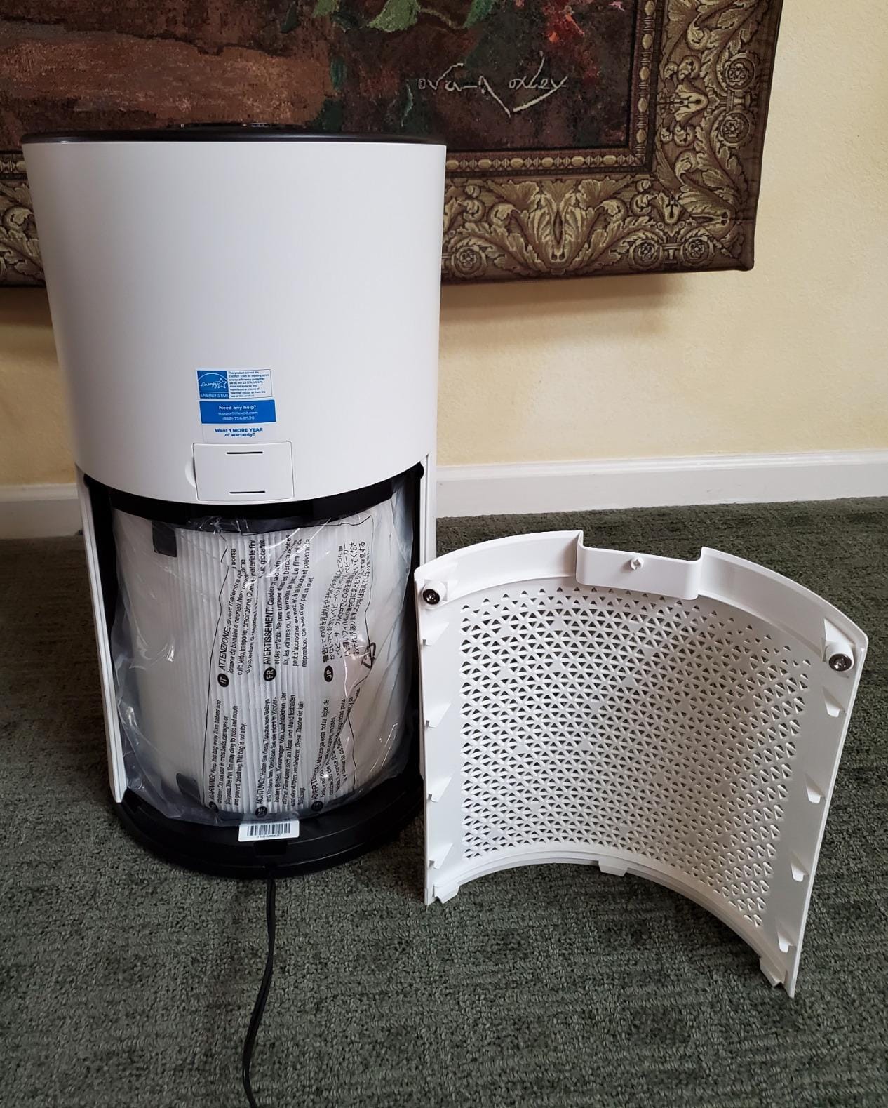 LEVOIT Smart Pet Air Purifier for Home Pets Large Room, Vital Pet Pro, White customer photo 2