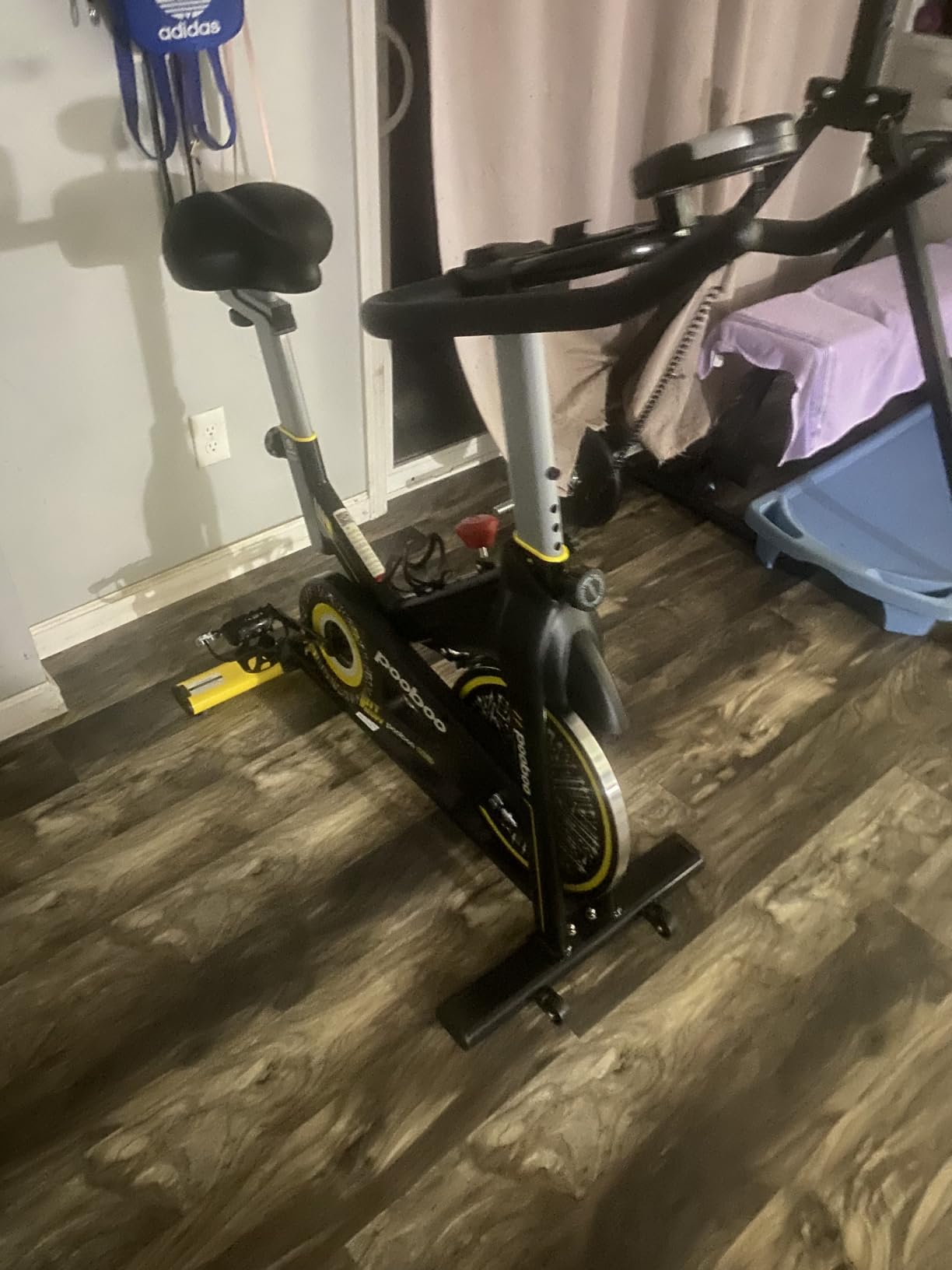 Exercise Bike,Stationary Bike for Home,Magnetic Indoor App Cycling Bike customer photo 1