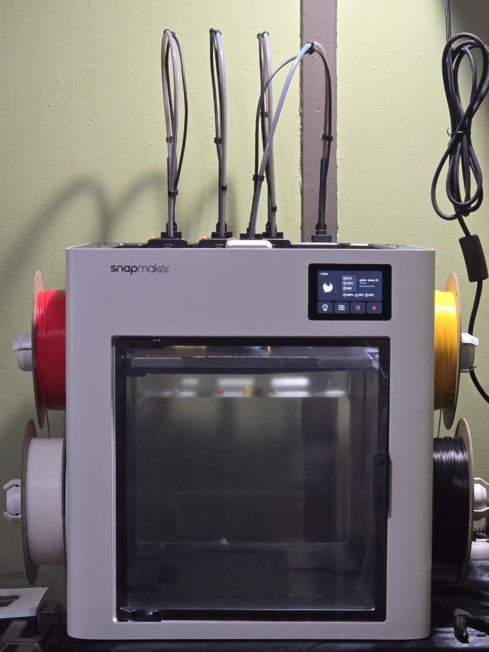 Snapmaker U1 3D Printer, 4-Toolhead with 5s Toolchanger, Multi-Color Printing | 5X Fast Printing, Minimal Purge, Multi-Material Printing, Smart Calibration, Model Library, Beginner Friendly, Auto Filament System customer photo 2