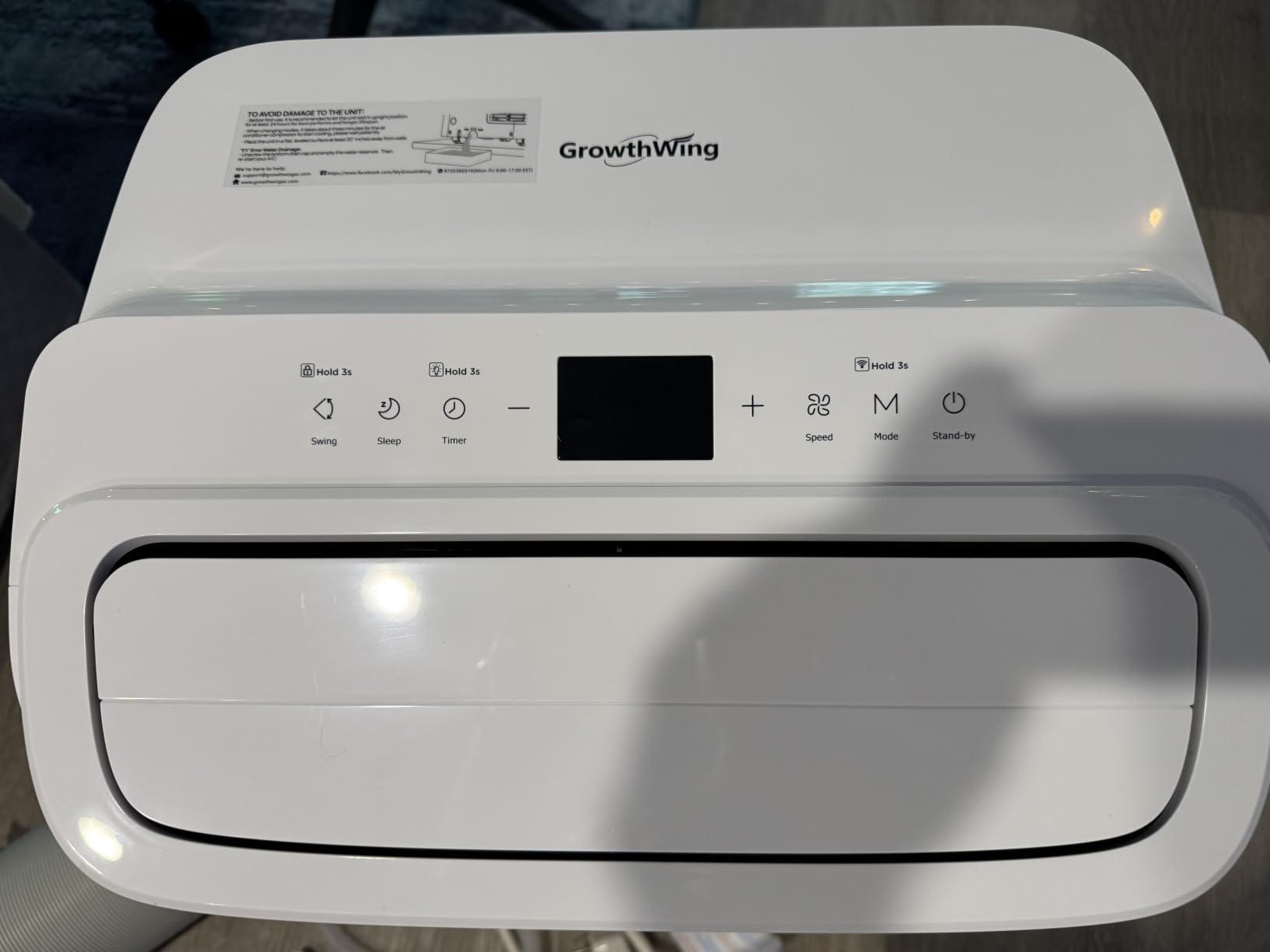 14,000 BTU Smart WiFi Portable Air Conditioner, Cools up to 700 Sq.Ft, Auto-Evaporation, 3-in-1 Modes, Voice & Remote Control, Quiet Operation, White customer photo 1