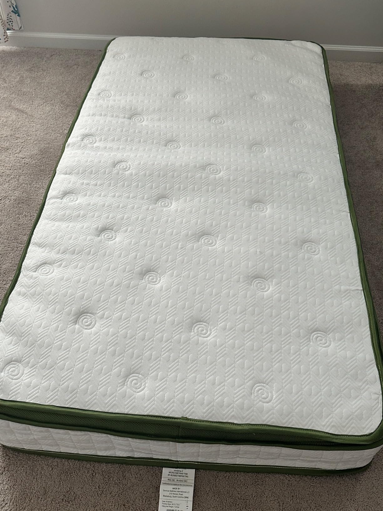 BedStory 13 Inch Firm Full Mattress, Hotel Collection Hybrid Mattresses - Targeted Lumbar & Shoulder Support for Back Pain Relief, Fiberglass-Free, CertiPUR-US Certified, 365-Night Trial customer photo 2