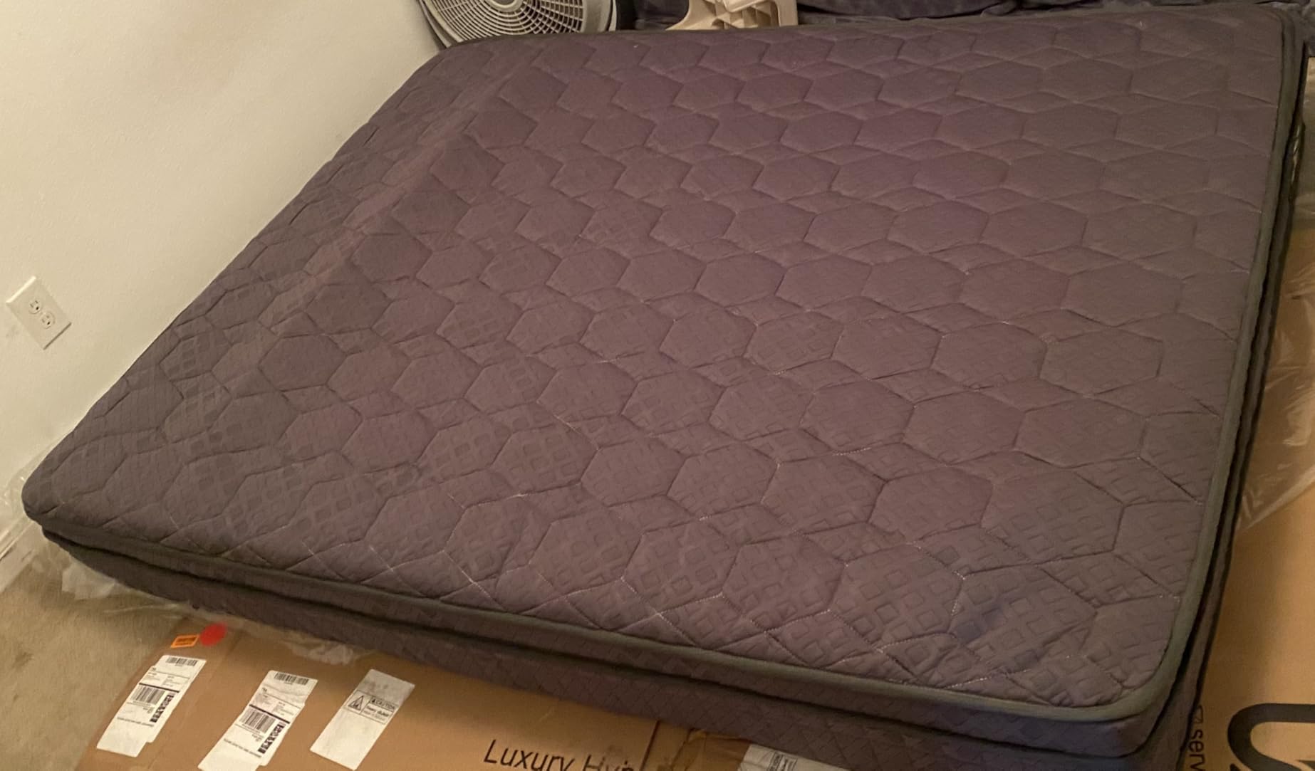 Firm King Mattress 14 inch, Hybrid Mattress with Extra Back and Lumbar Hip Support, Fiberglass Free, 365 Nights Trial & 10 Years Warranty customer photo 2