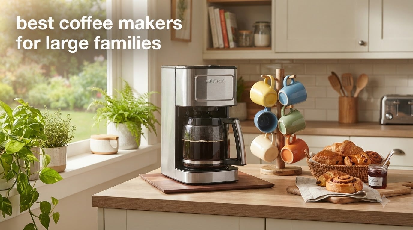 best coffee makers for large families