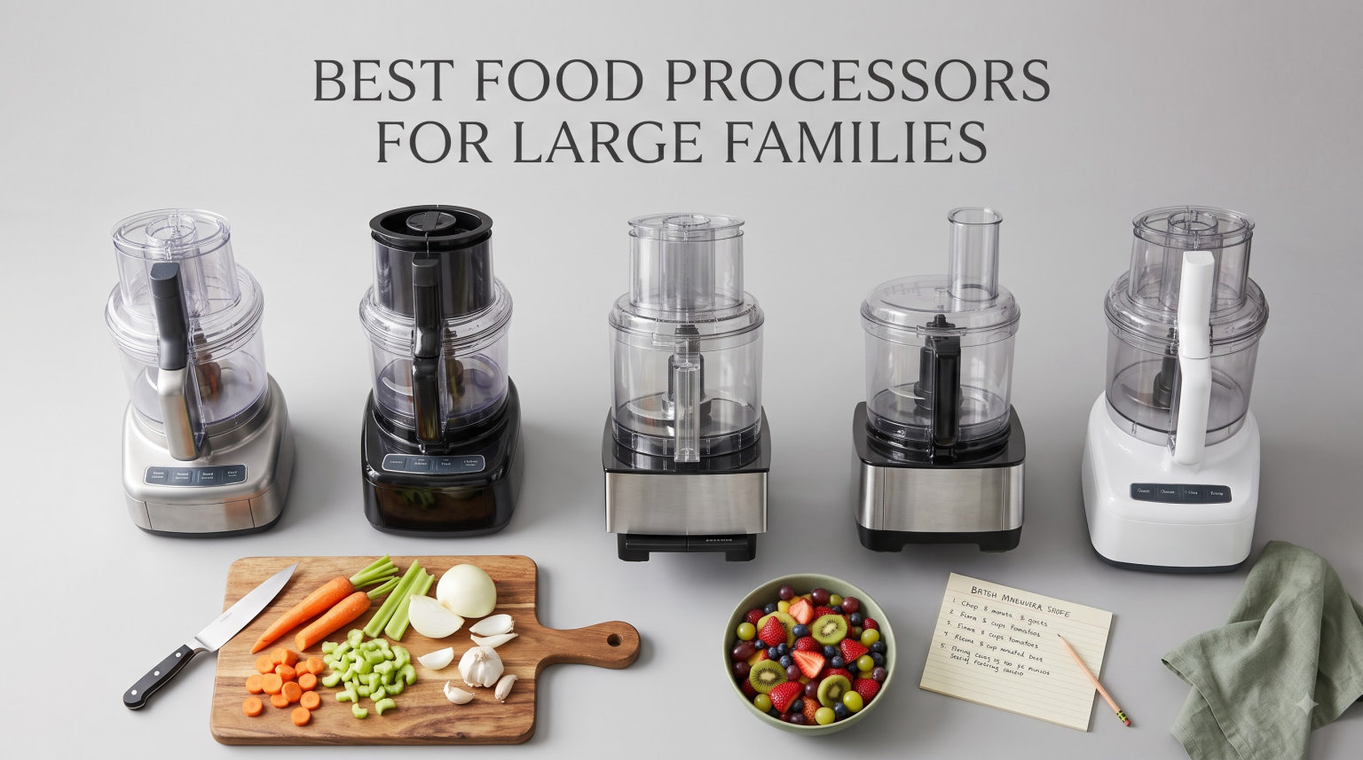 best food processors for large families