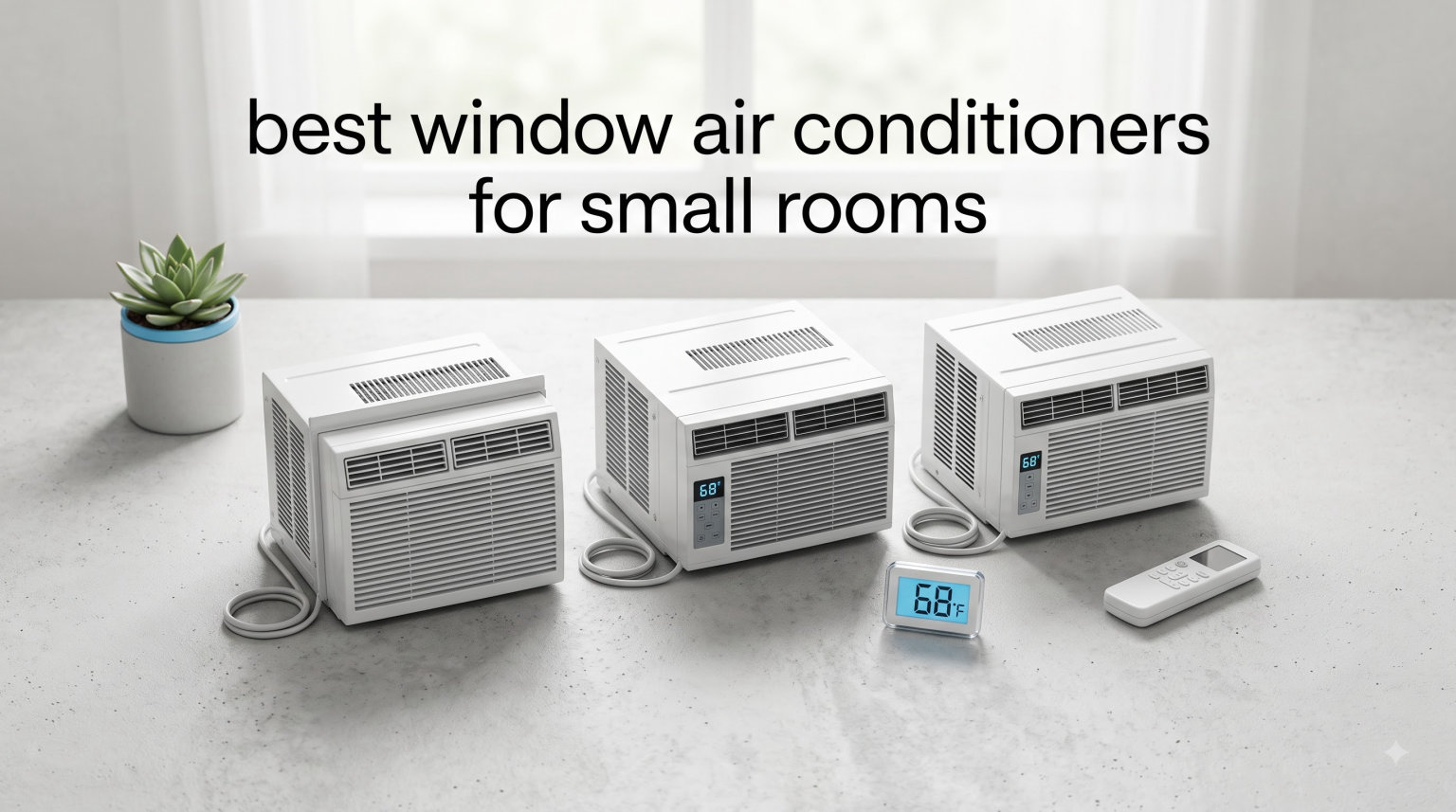 best window air conditioners for small rooms