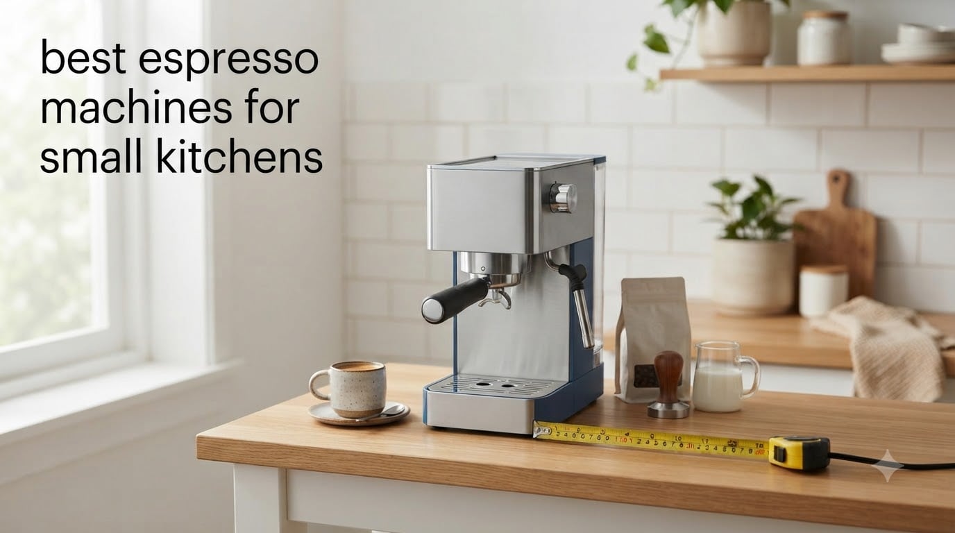 best espresso machines for small kitchens