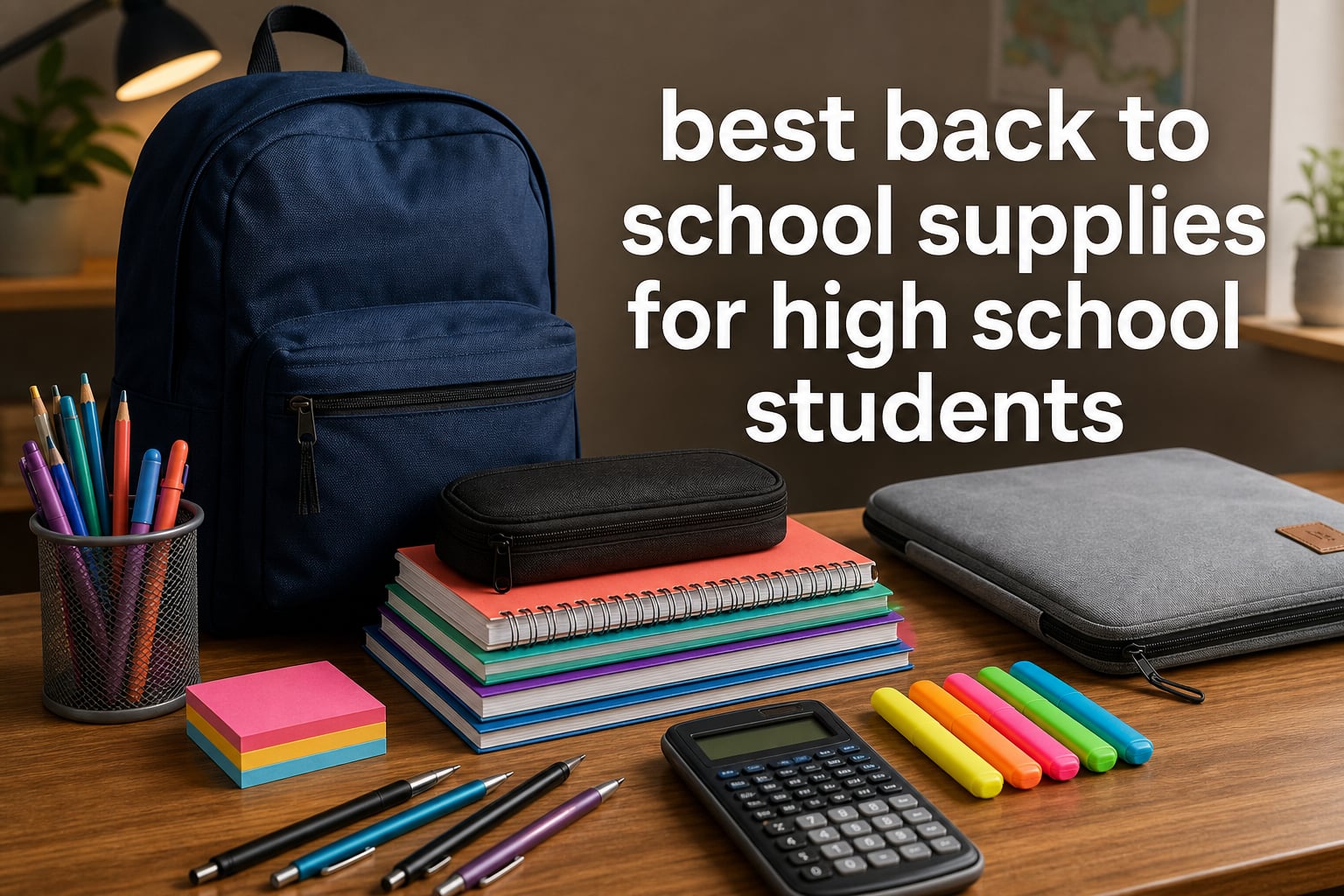 best back to school supplies for high school students