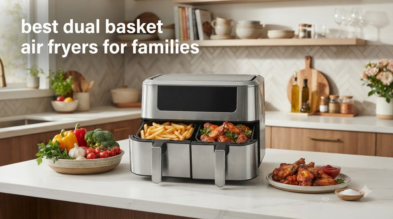 best dual basket air fryers for families