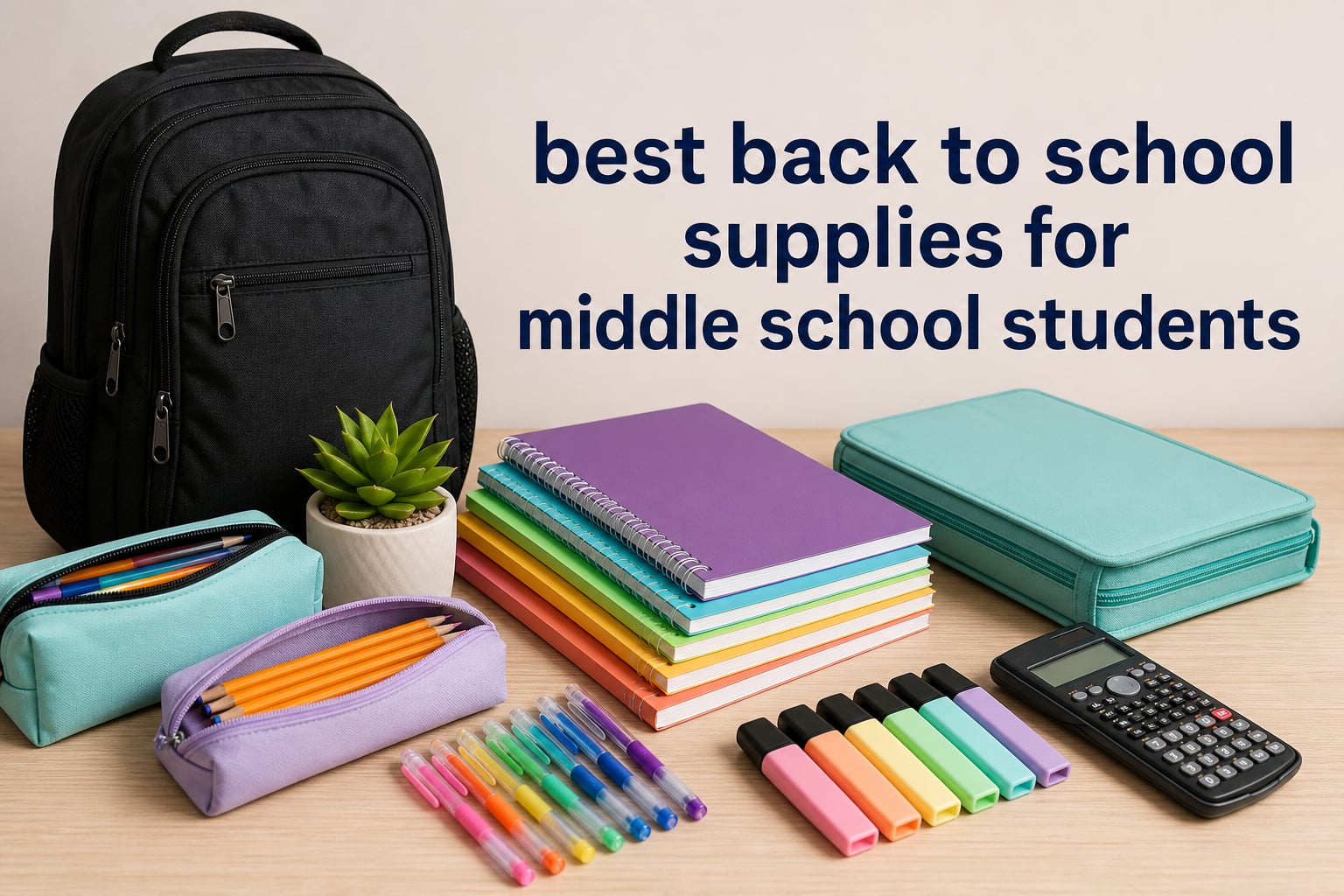best back to school supplies for middle school students
