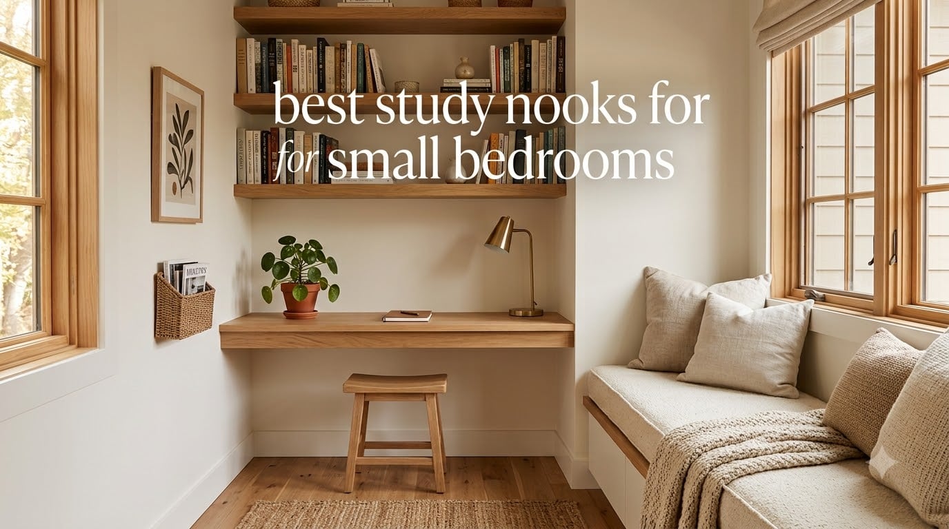 best study nooks for small bedrooms