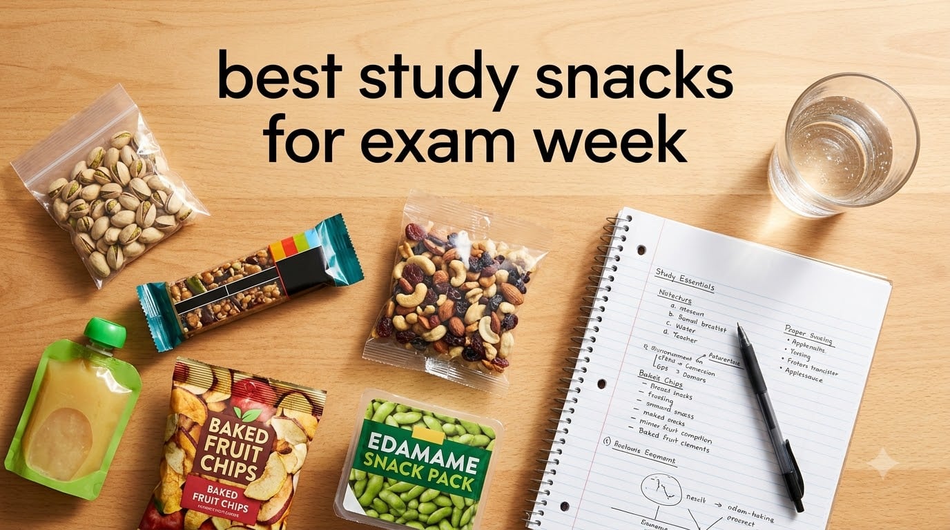 best study snacks for exam week
