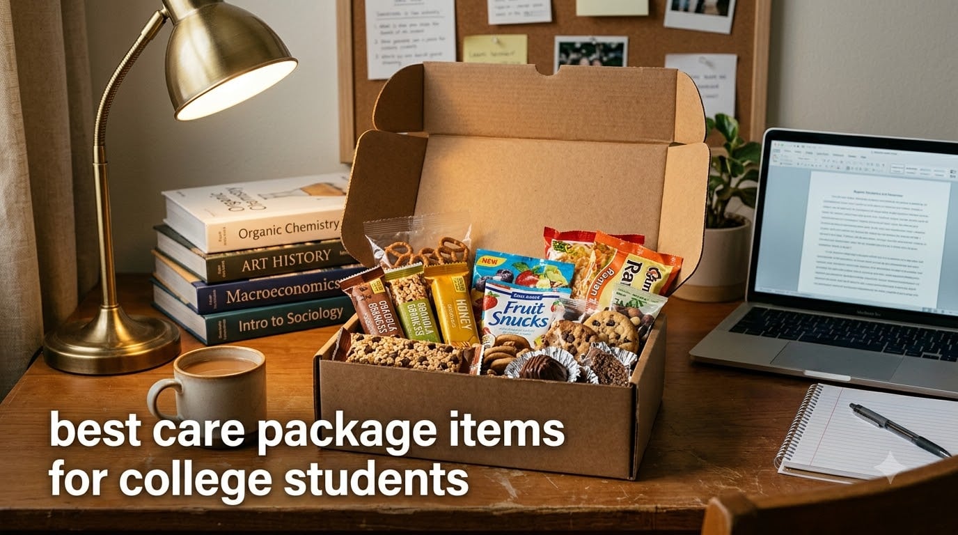 best care package items for college students