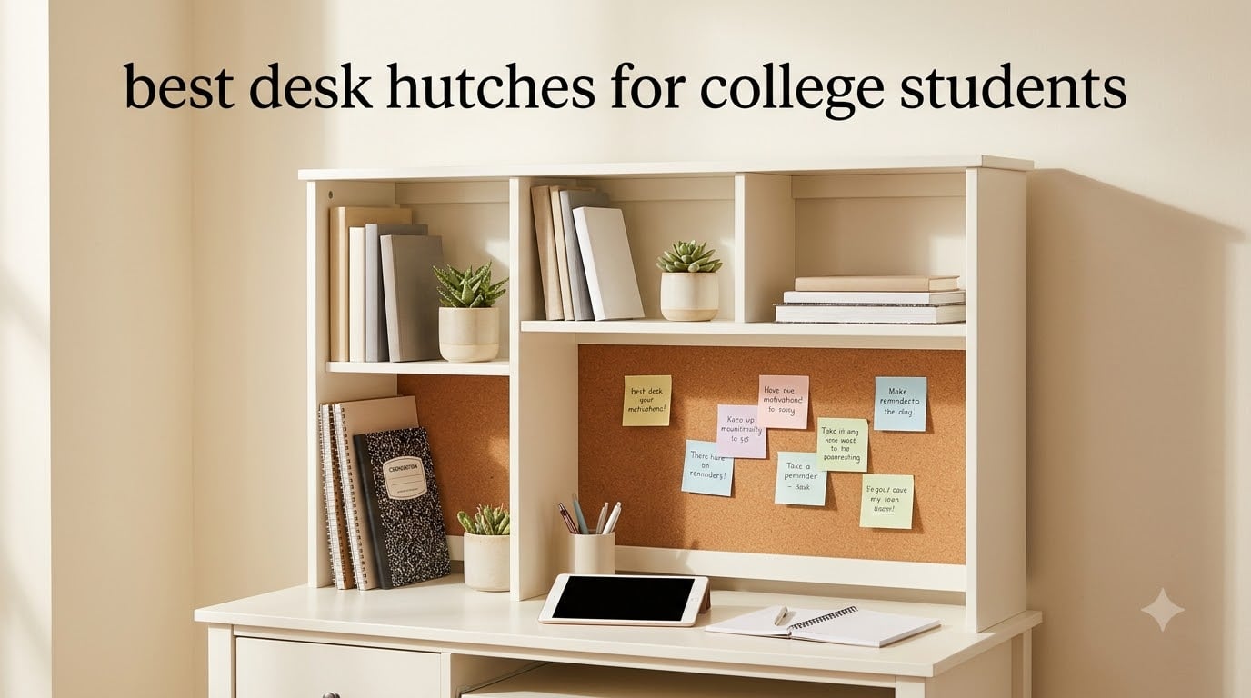 best desk hutches for college students