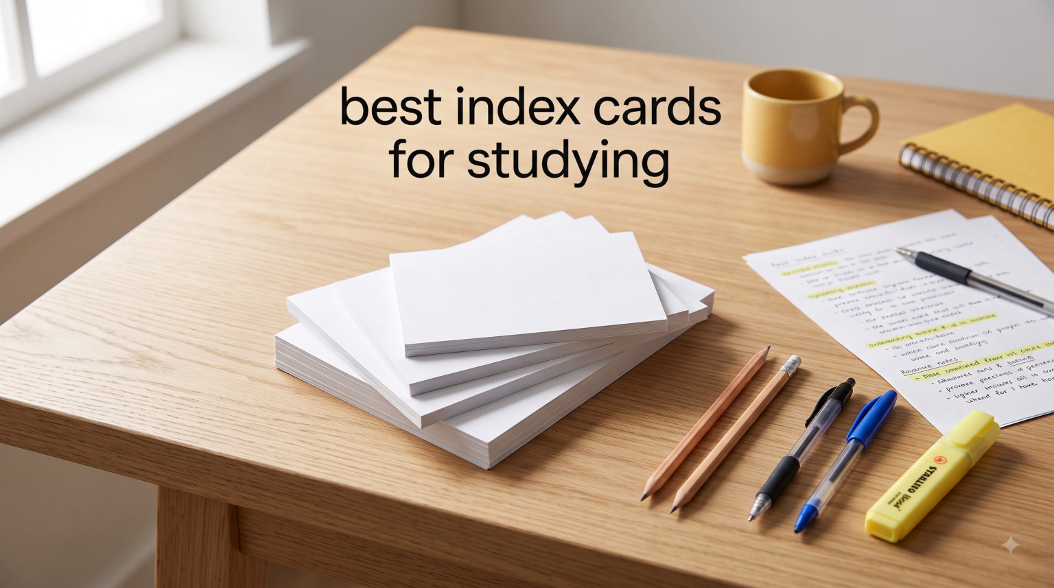 best index cards for studying