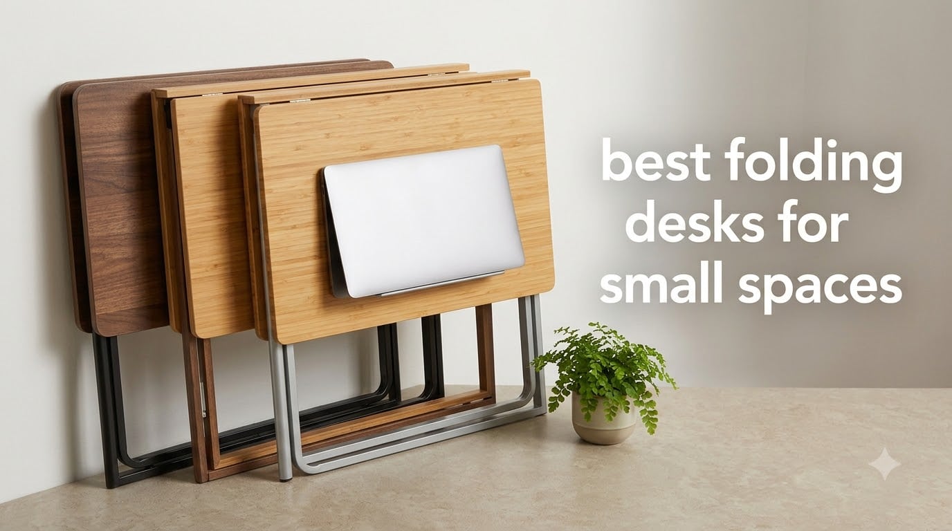 best folding desks for small spaces