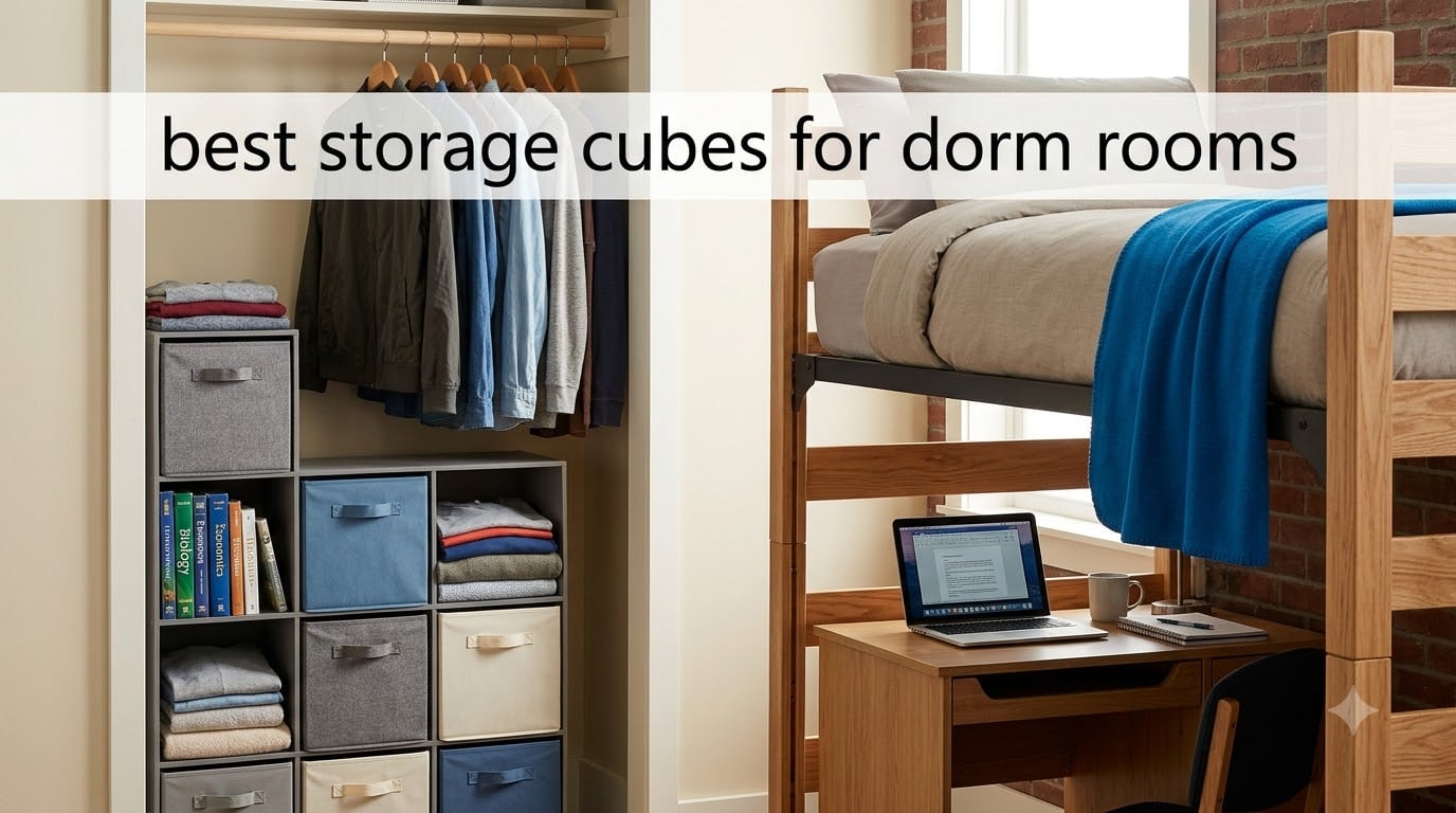 best storage cubes for dorm rooms