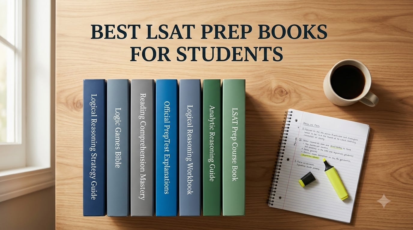 best LSAT prep books for students