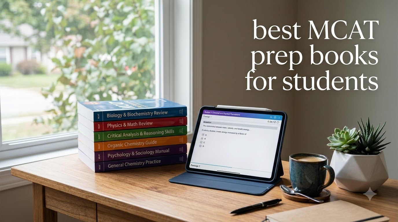 best MCAT prep books for students